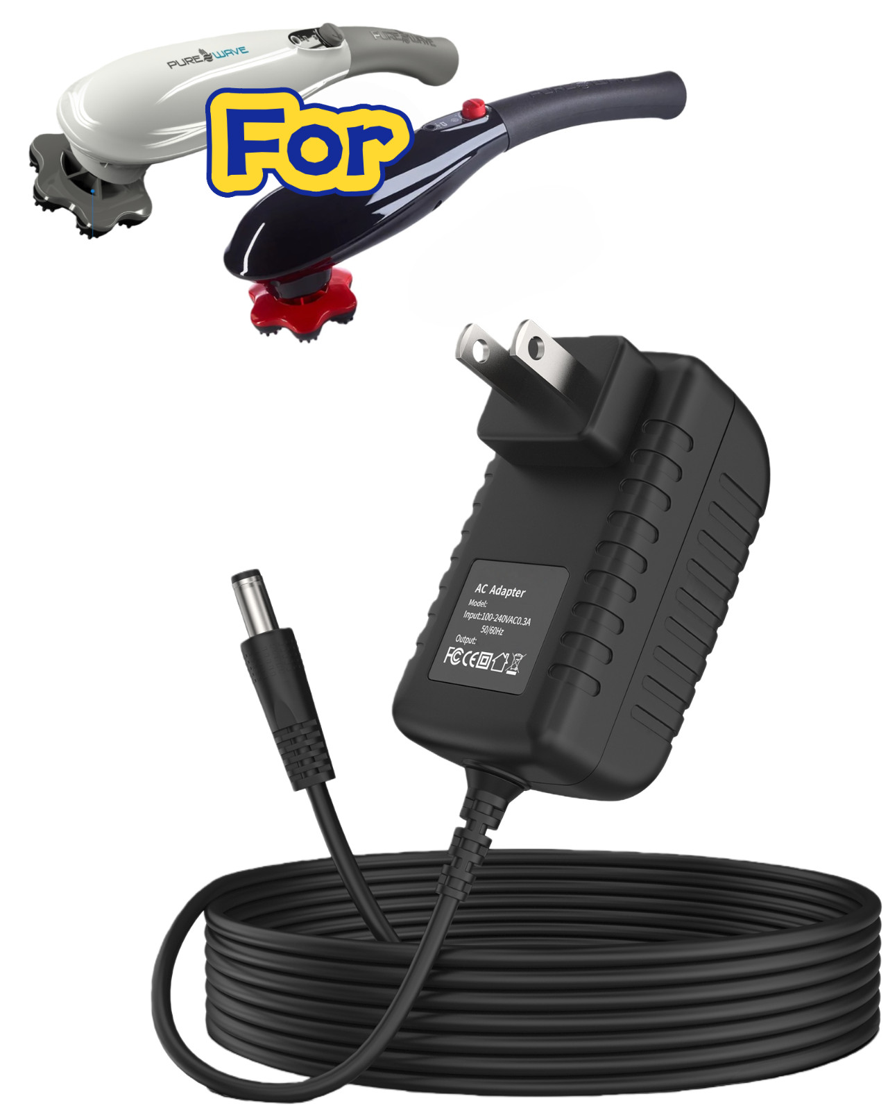 8.5V Charger for Pure Wave CM-05 CM-07 Massager for PADO FJ-SW08510000DU