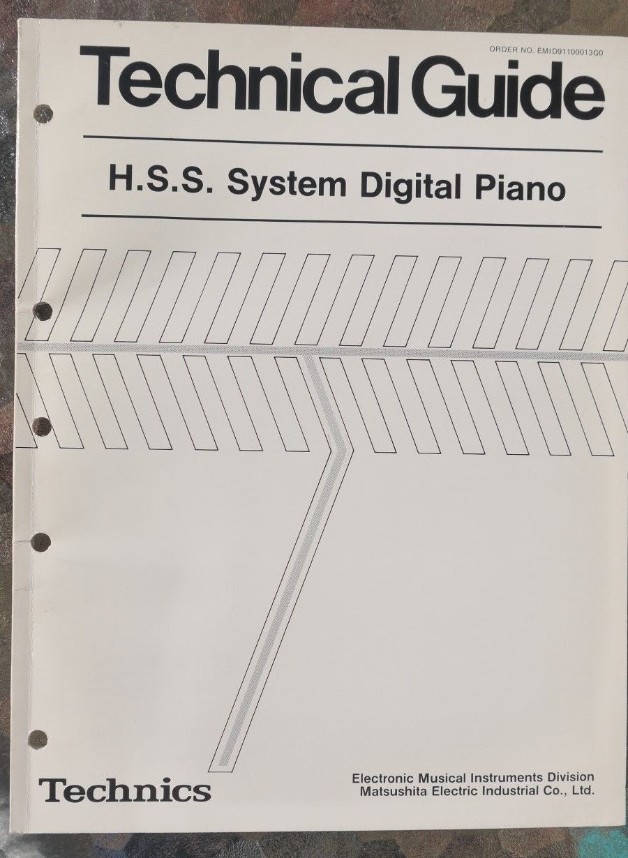 Technics Technical Guide H.S.S System Digital Piano Manual