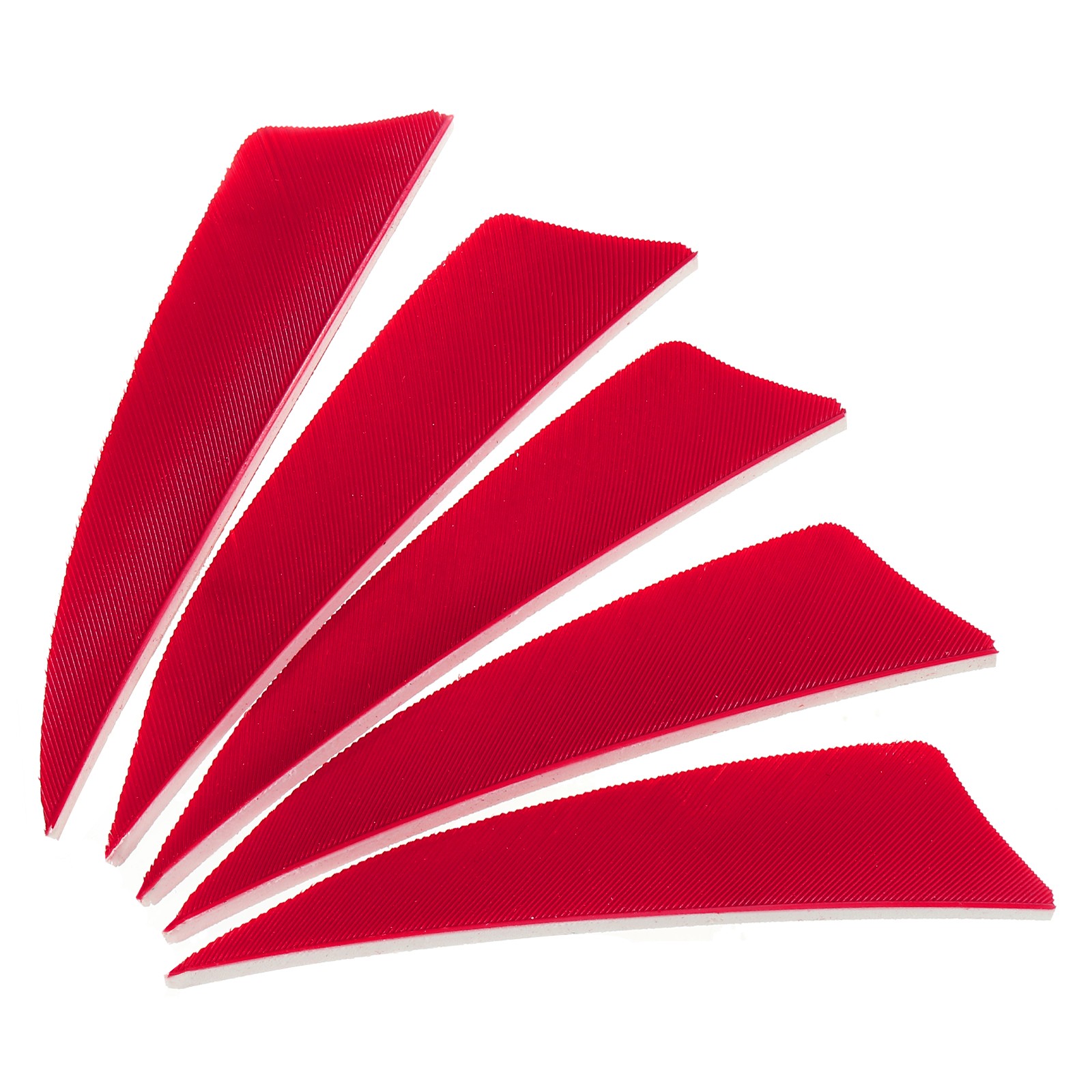 Arrows Vanes 50 Pack 3 Inch Arrow Feather Right Wing Red for DIY
