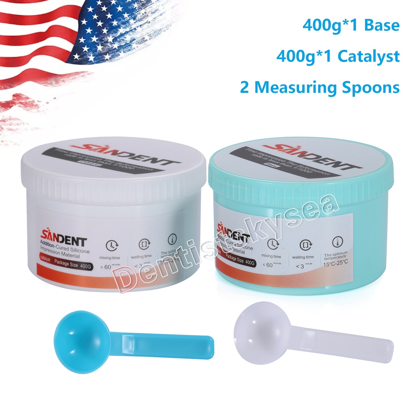 Dental Elastomeric Impression Putty Soft Silicone Material Heavy Body Fast Set
