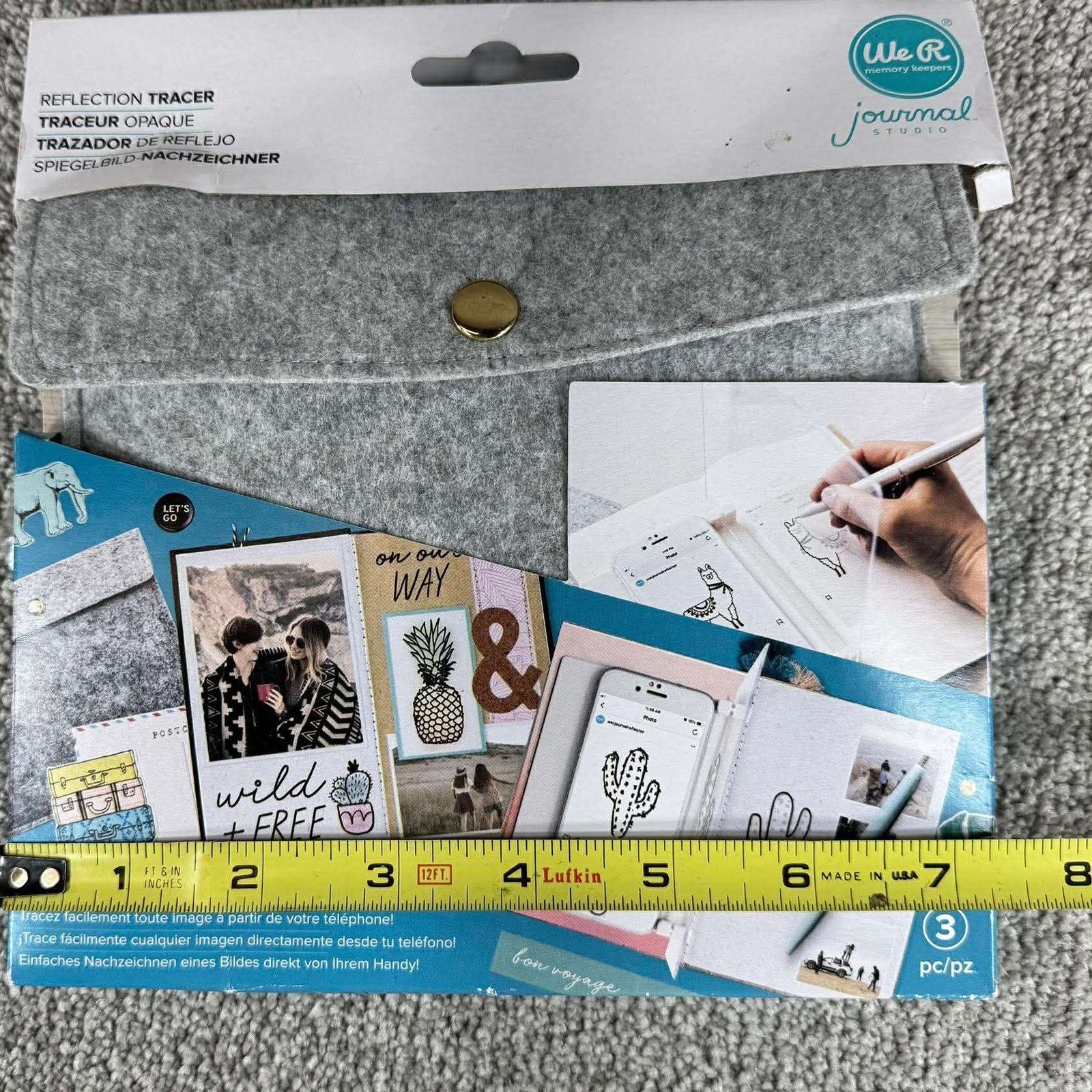 We R Memory Keepers Reflection Tracer Grey Journal Studio Tool Set 660451 New