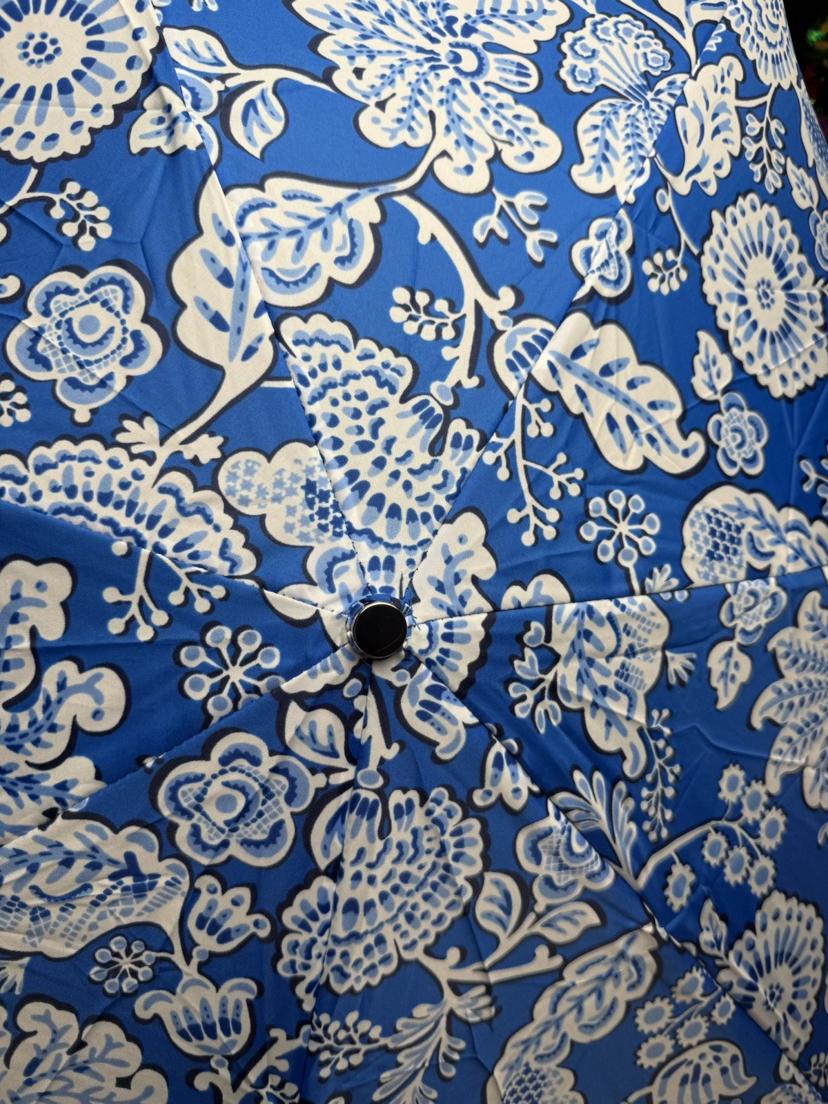 Vera Bradley Blue Lagoon Automatic Umbrella NWT RETIRED Rare 💙