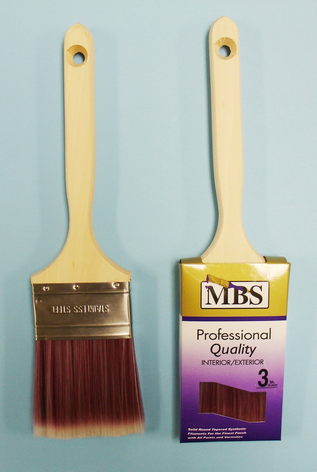 Professional Paint Brush 3" Width Wood Sash Handle Interior/Exterior