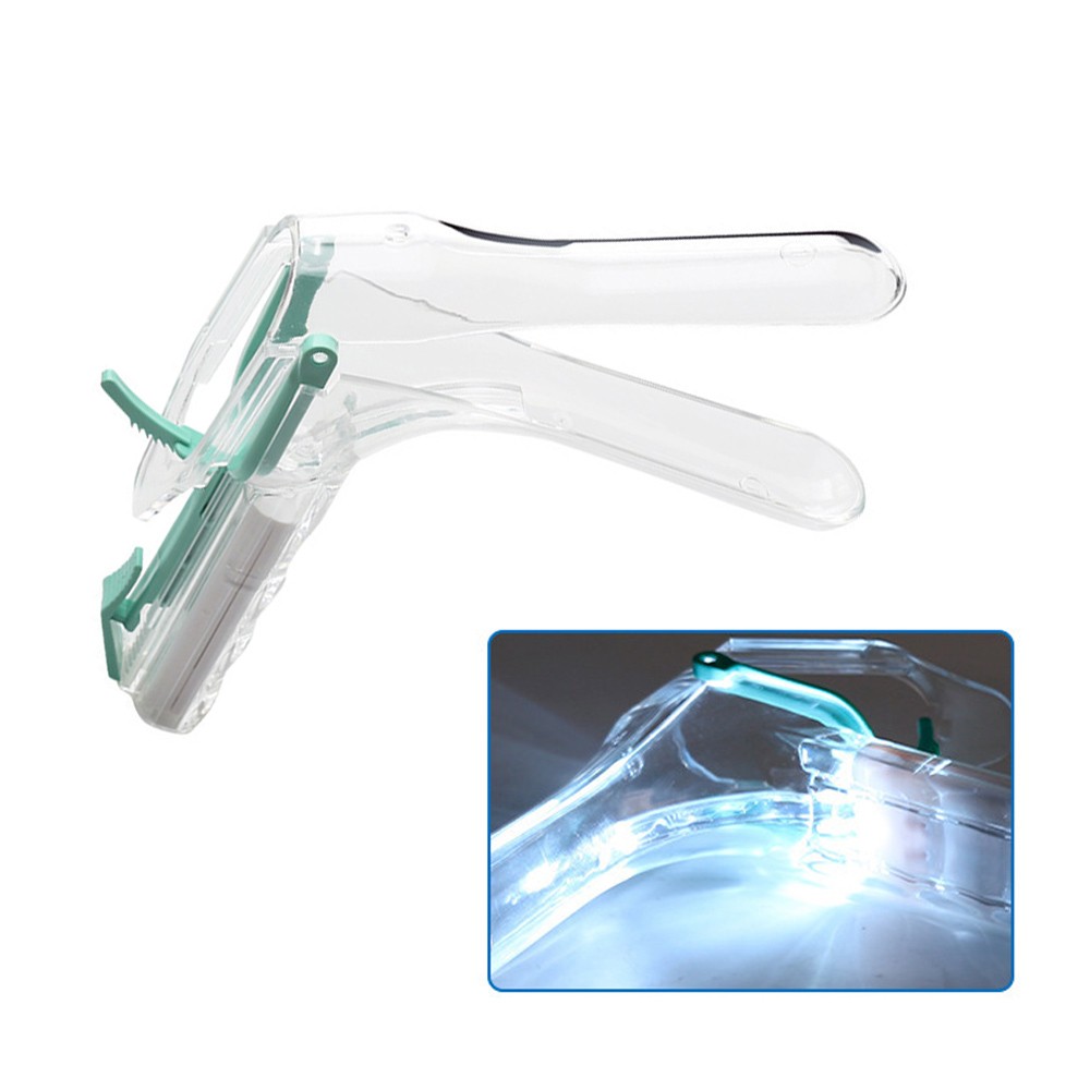LED Light Female Private Vaginal Speculum Illuminated Vaginal Expander Dilater