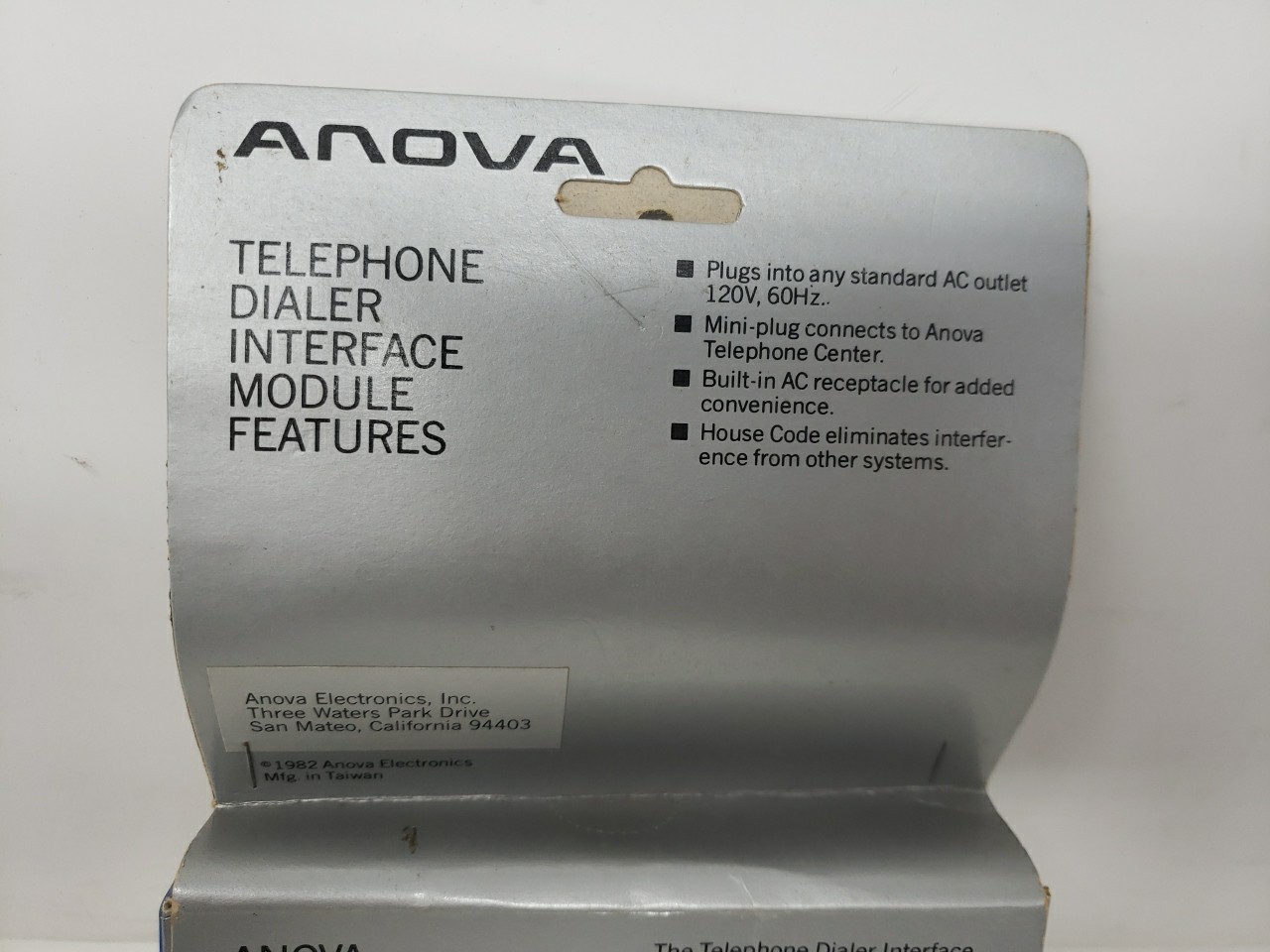 ANOVA Telephone Dialer Interface Module Model 9070, 000230