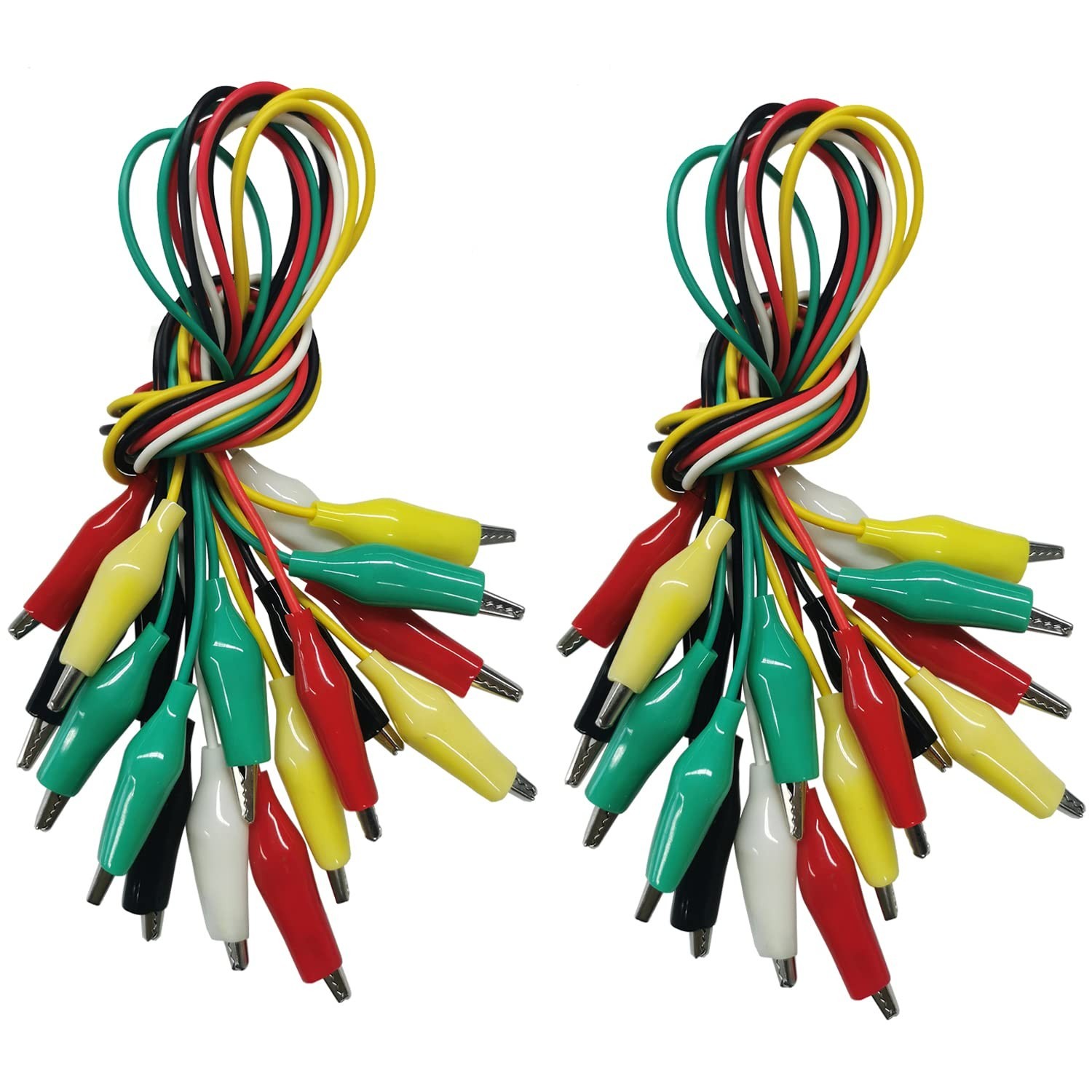 20 Pcs Alligator Clips Electrical Test Leads With Alligator Clips For Testing