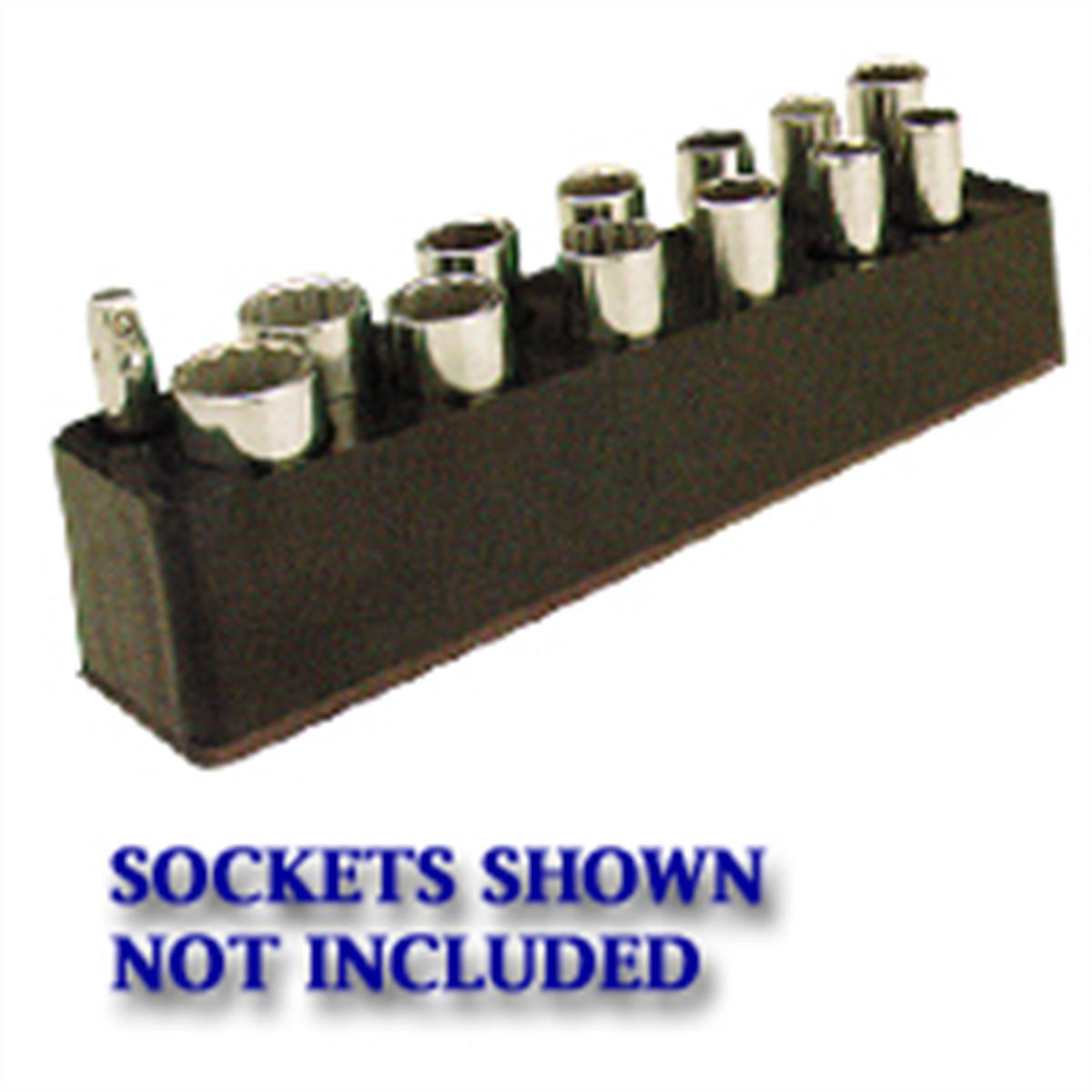Mechanics Time Savers 783 3/8" Drive Deep Black Socket Holder 5.5-22mm