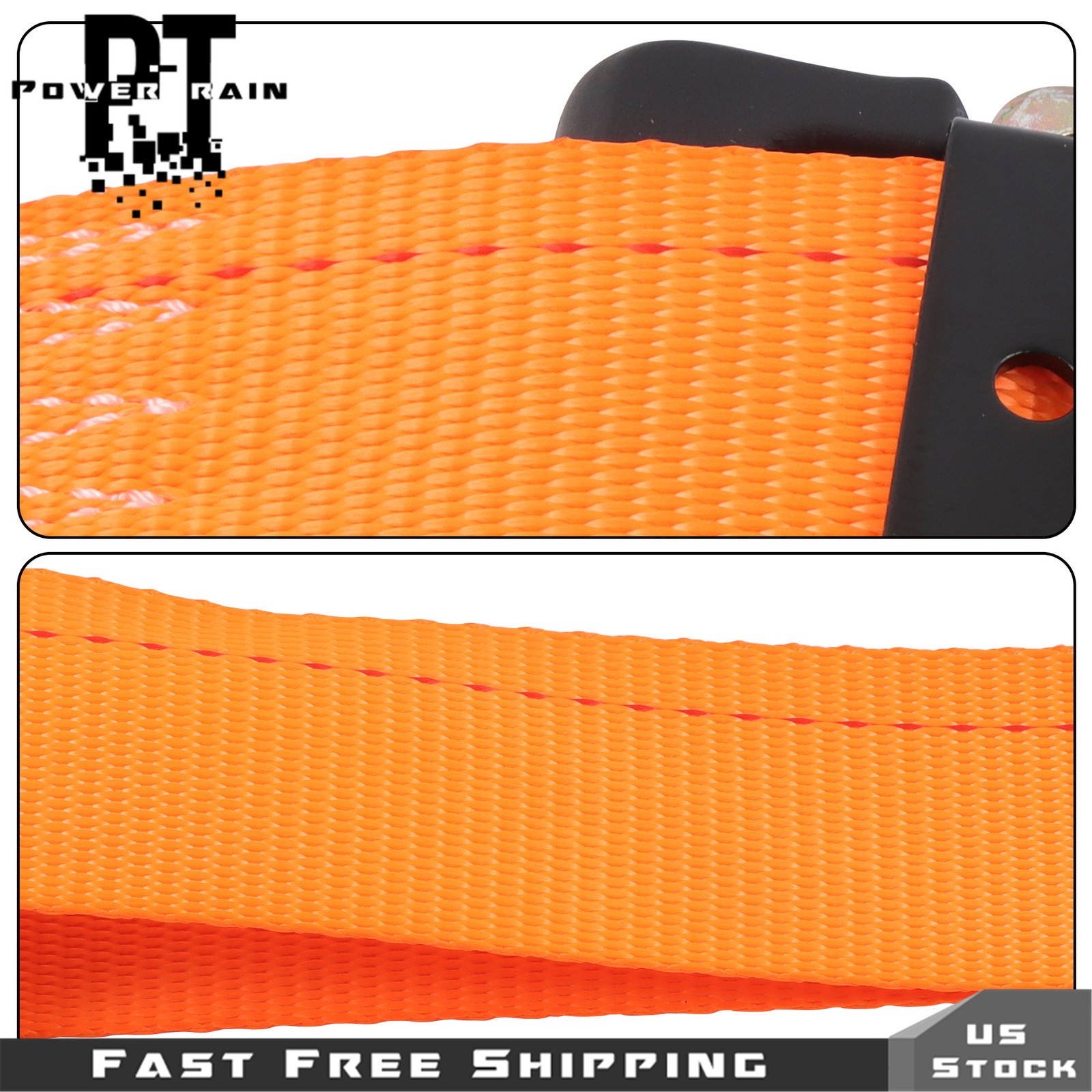 Wheel Chock Tie Down Kit 2” Heavy Duty E Track Trailer Tire Straps