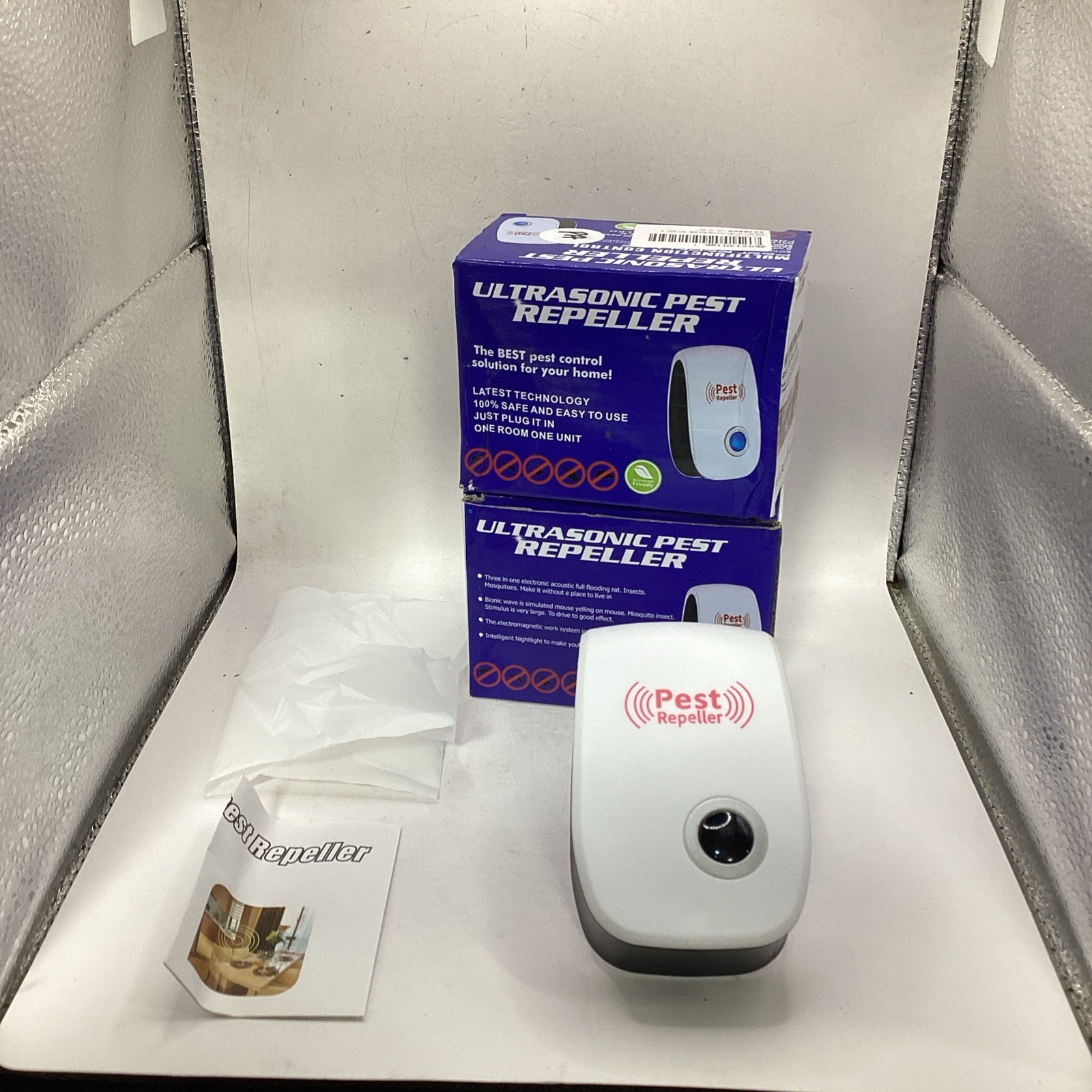 NOB Lot Of 2 Pro Ultrasonic Pest Reject Home Control Electronic Pest Repellent⚪️