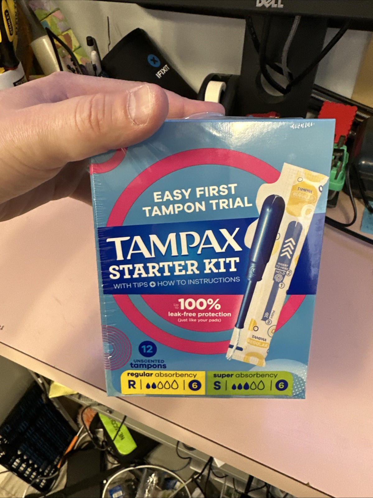 Tampax Starter Kit - Full Case - 108 Boxes Of 12ct