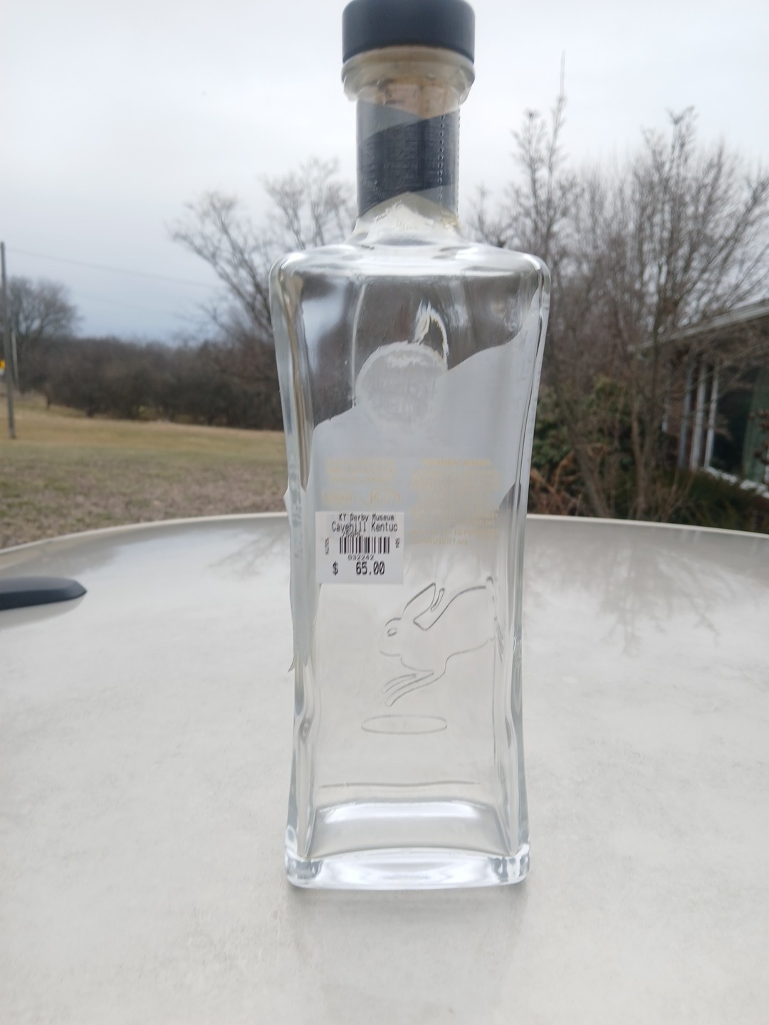 Rabbit Hole - Cavehill Kentucky Bourbon - Empty 750 mL Bottle w/ Cork