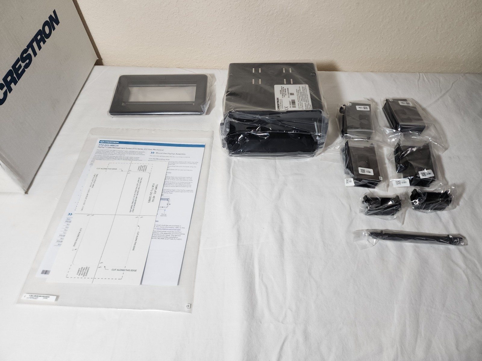 Crestron FT2-202-MECH-B FlipTop Cable Management System