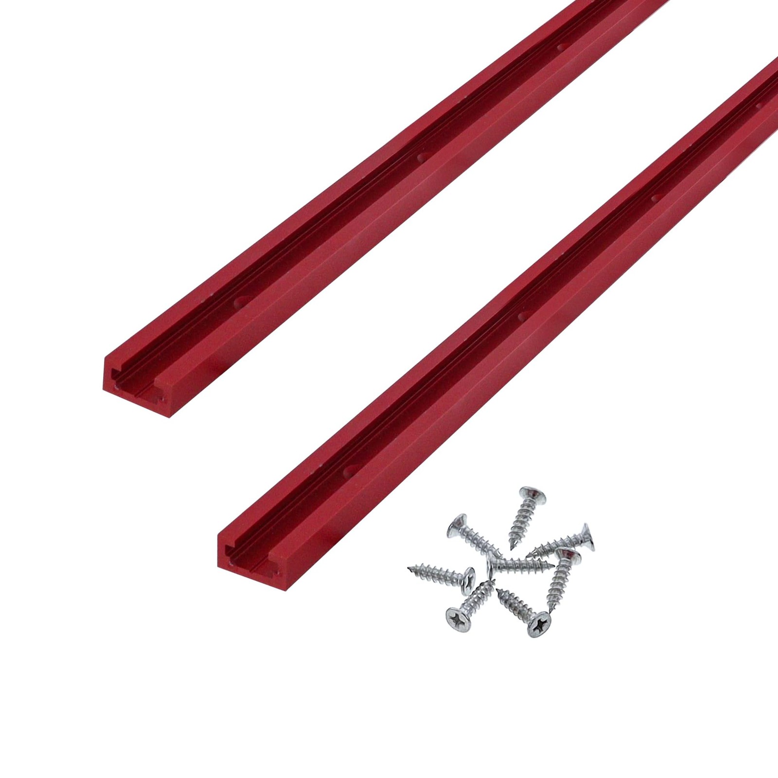 4038 TTrax24 2 Pack 24 Inch Universal TTracks Predrilled Woodworking Jigs