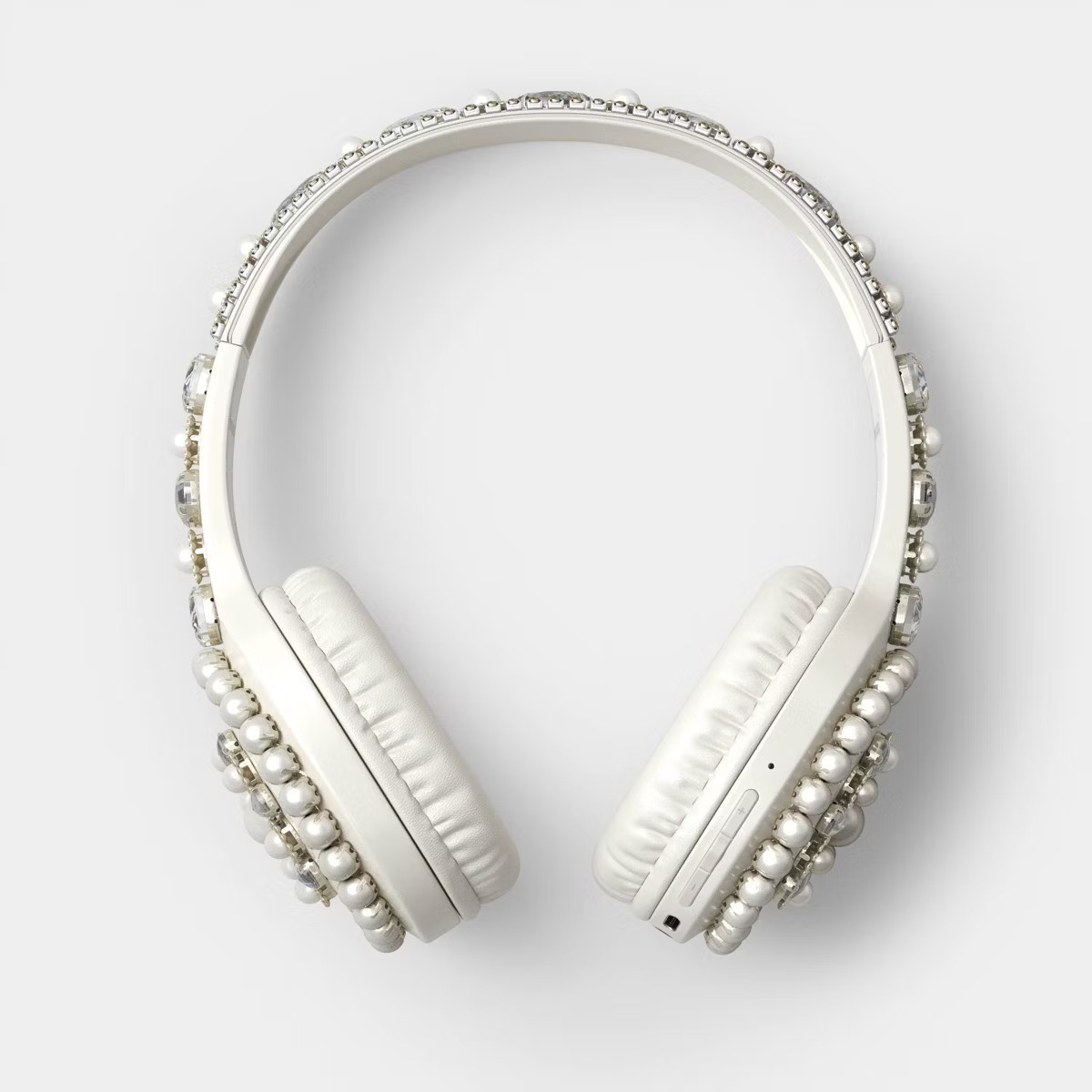 Heyday Embellishment On-E Wireless Bluetooth Headphones Cream Rechargeable *NEW*