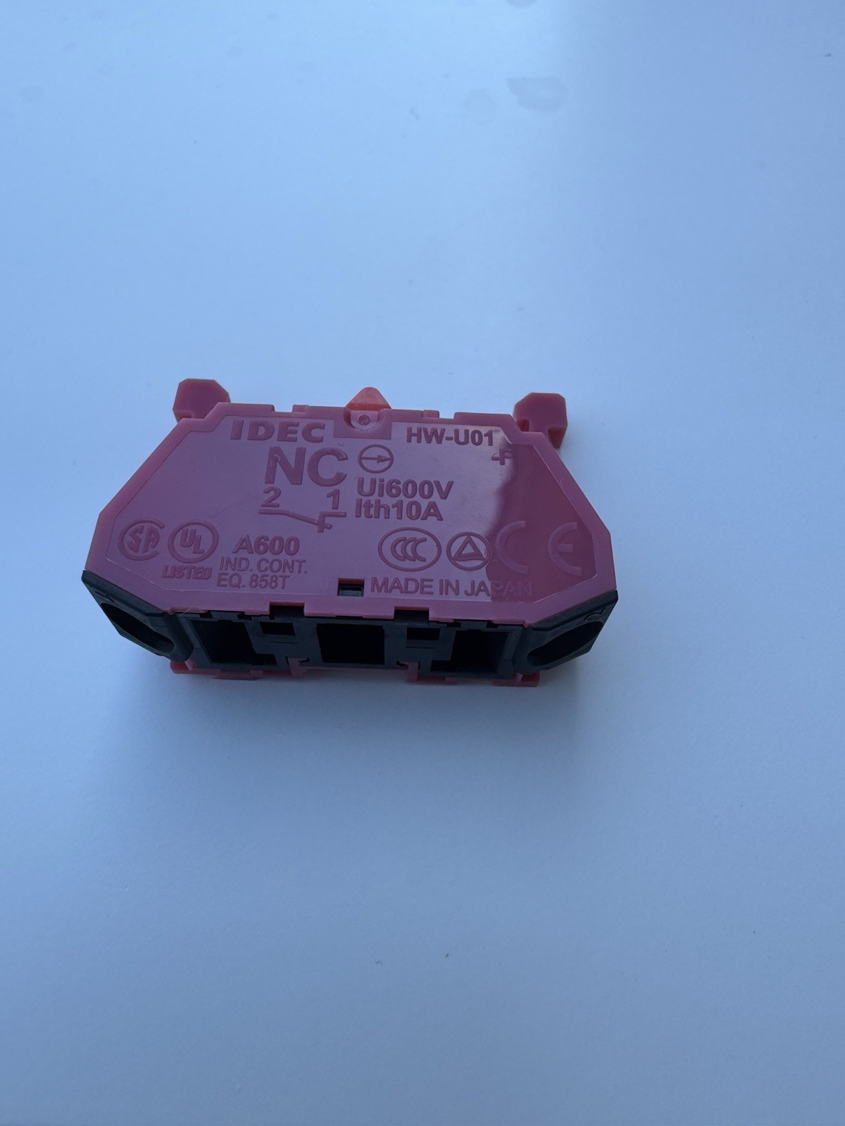 IDEC HW-U01 Universal Contact Block 1NC - New No Box