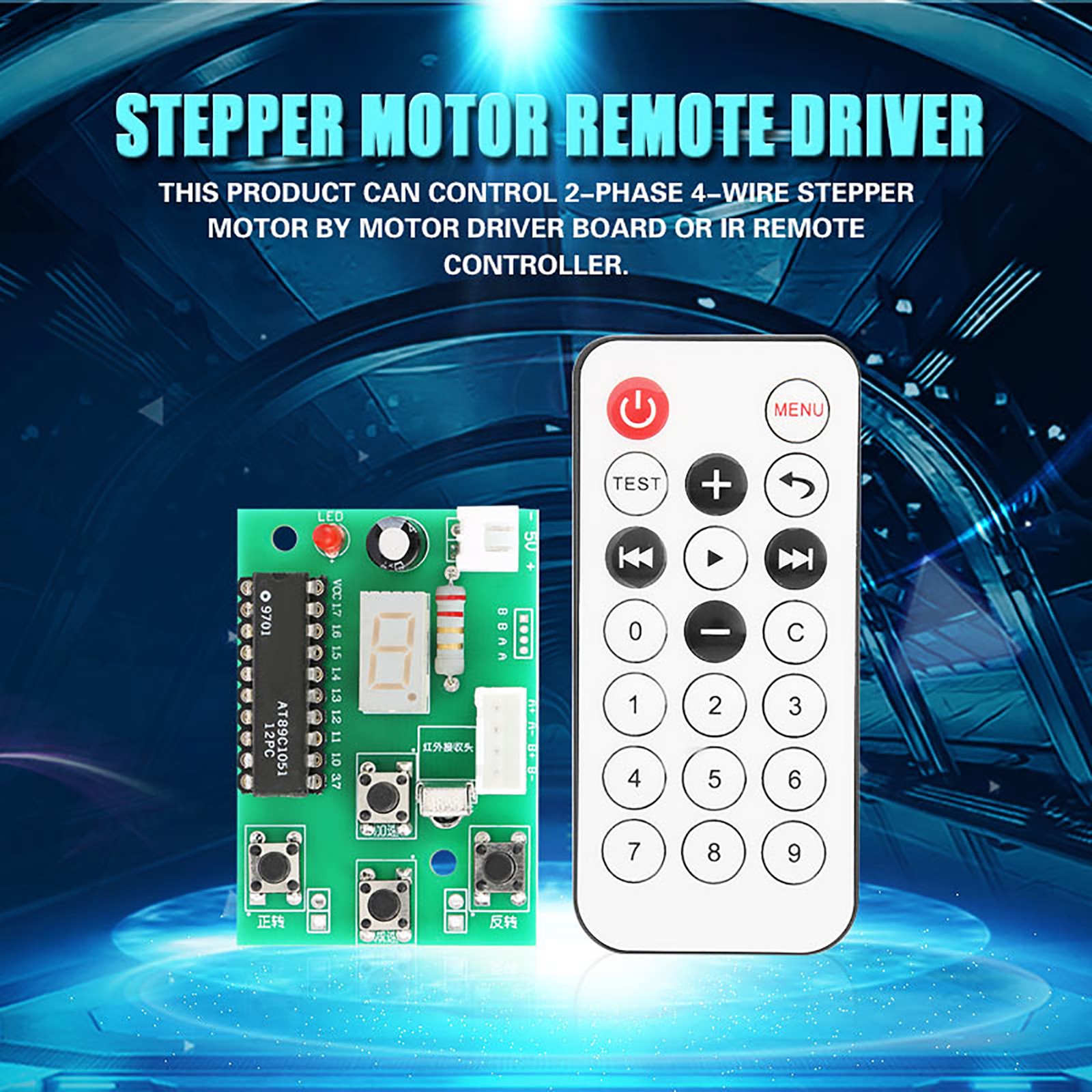 Adjustable Speed Stepper Motor Remote Driver For Robotics Excellent