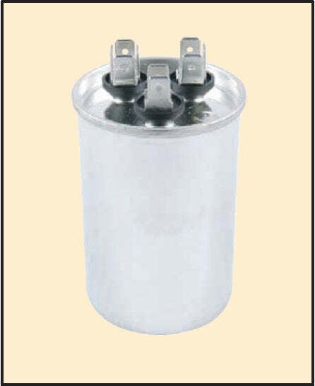 NTE MRRC370V7R5/30, 7.5uF and 30uF @ 370V AC, Dual Motor Run Capacitor
