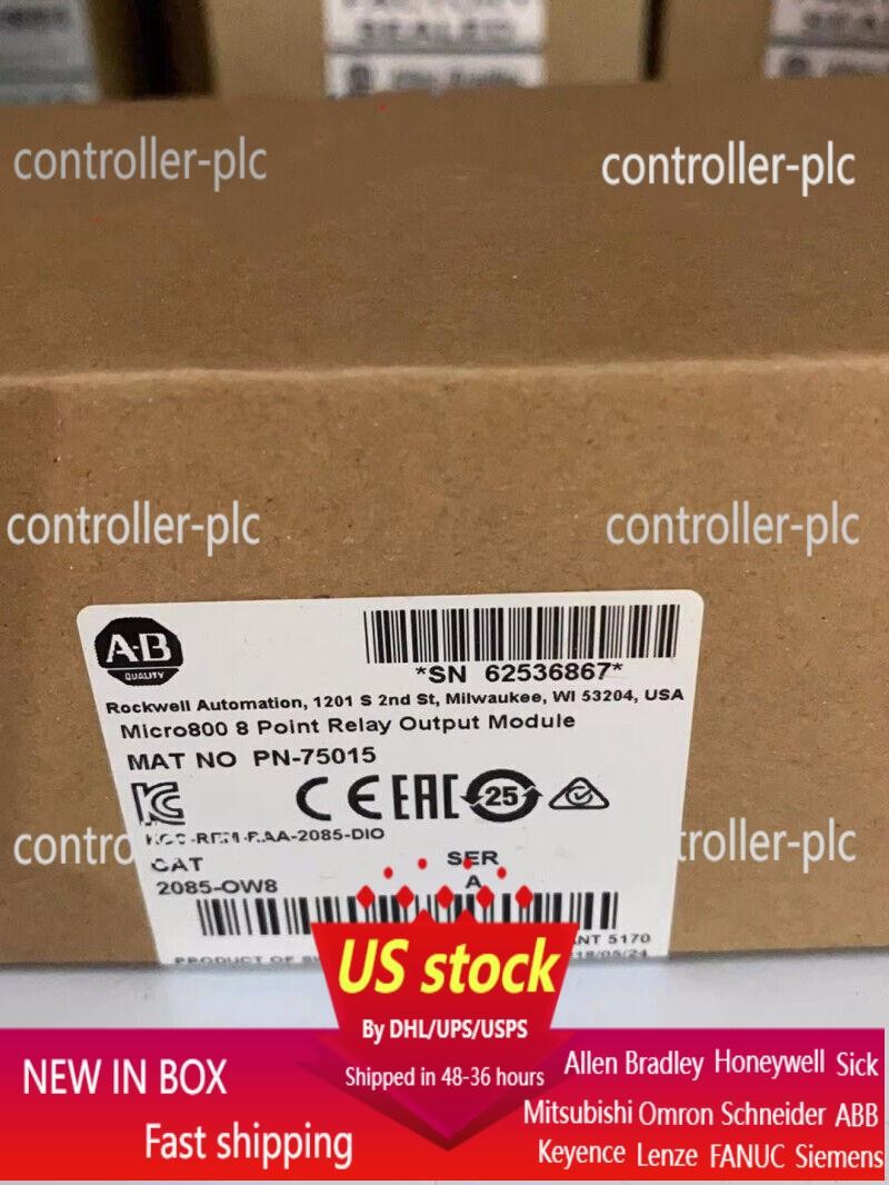 NEW Allen-Bradley 2085-OW8 Micro800 8 Point Relay Output Module