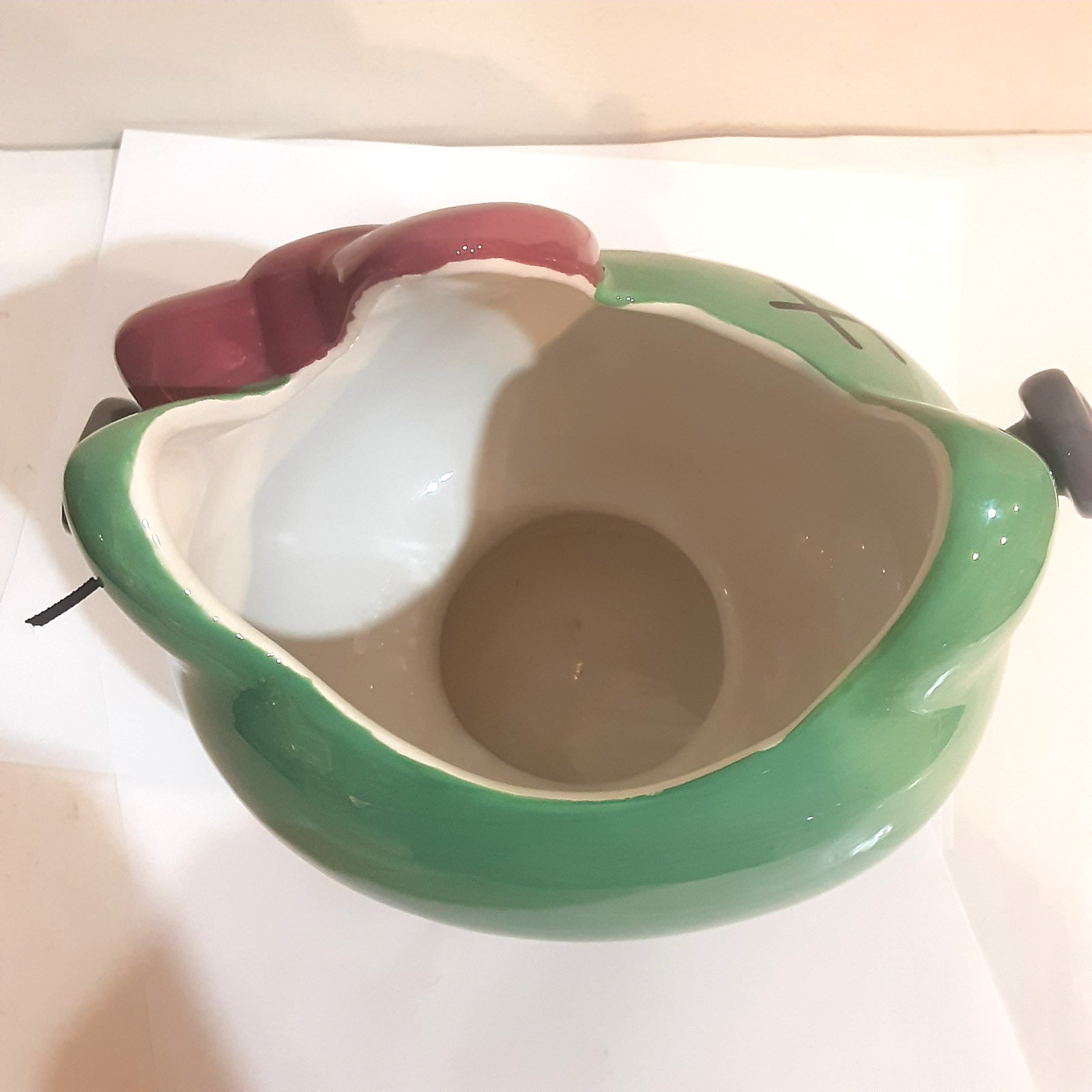 HELLO KITTY FRANKENSTEIN HALLOWEEN CERAMIC CANDY BOWL DISH