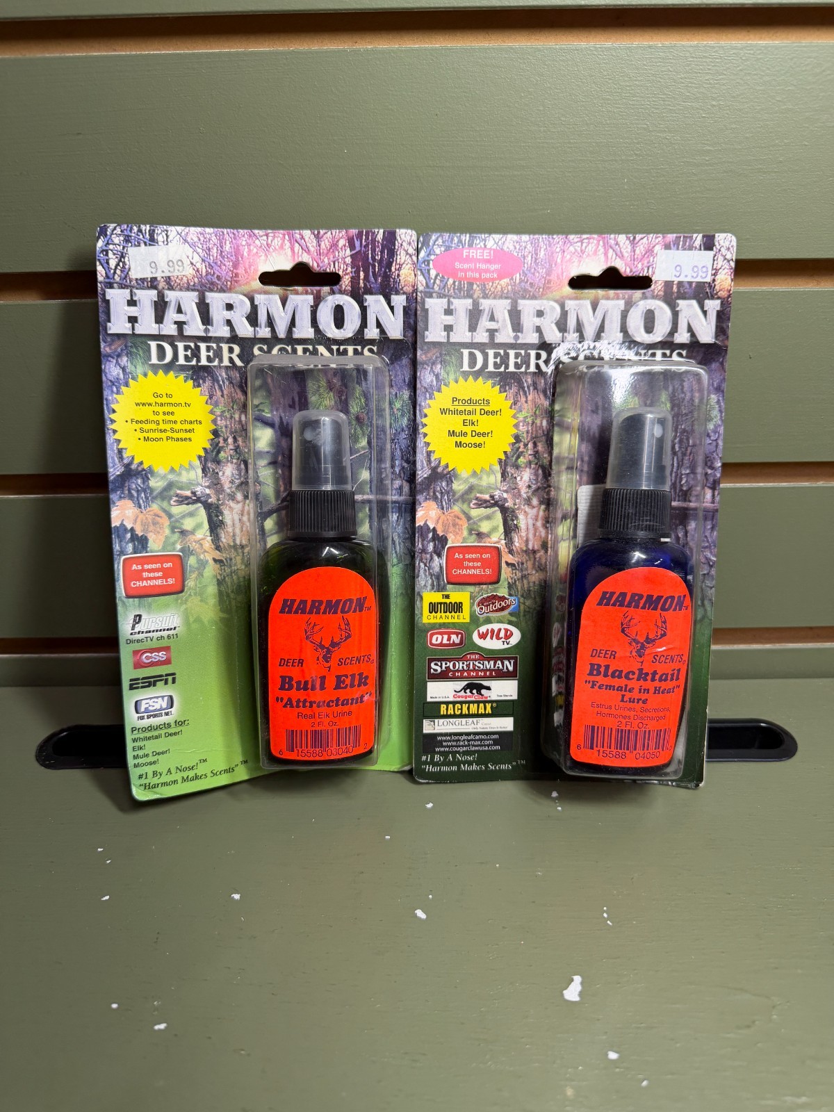 Harmon Deer Scents, Bull Elk Atractant + Black Tail Female In Heat Lure.