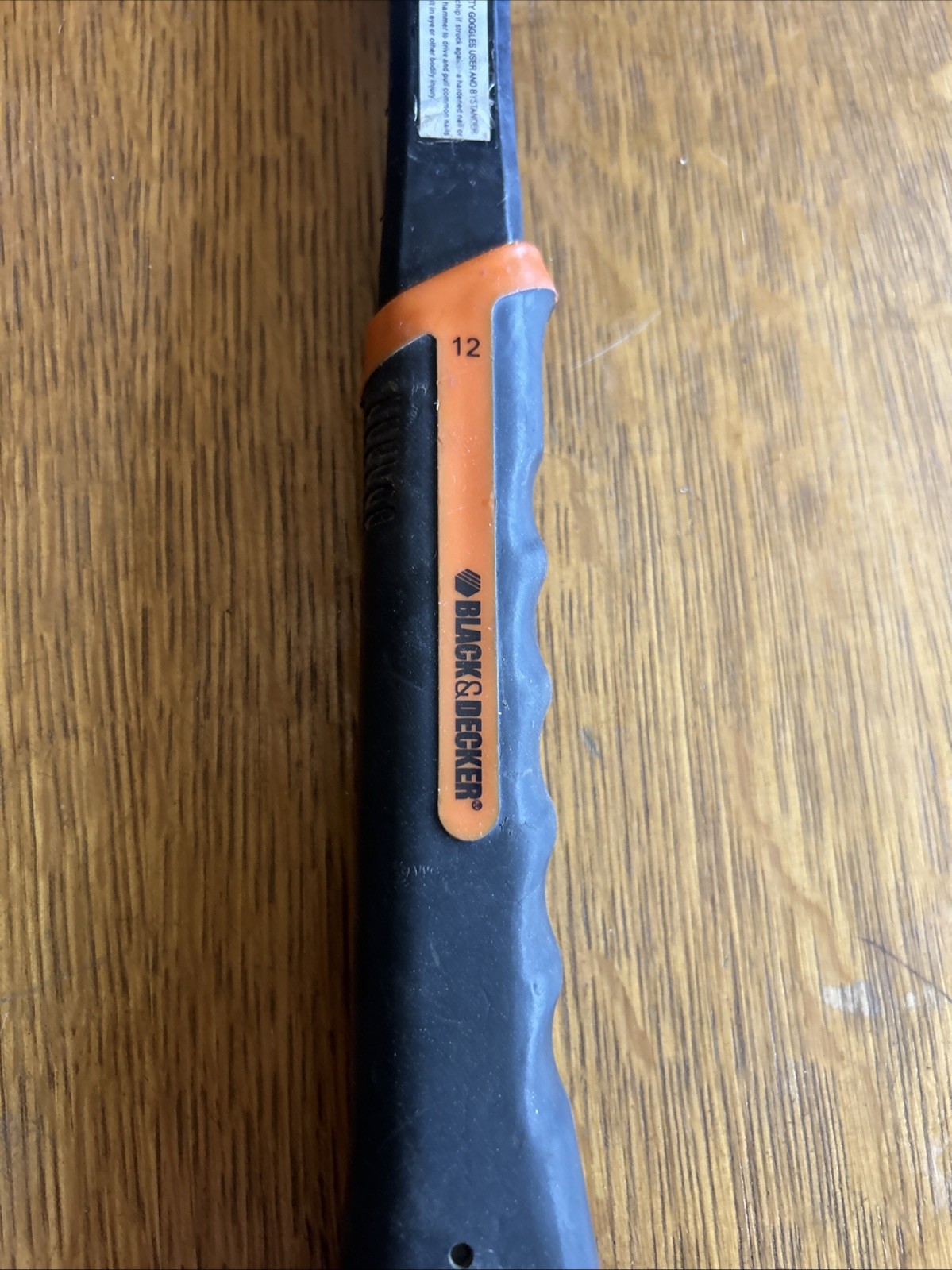 Black and Decker Claw Hammer with Fiberglass Handle