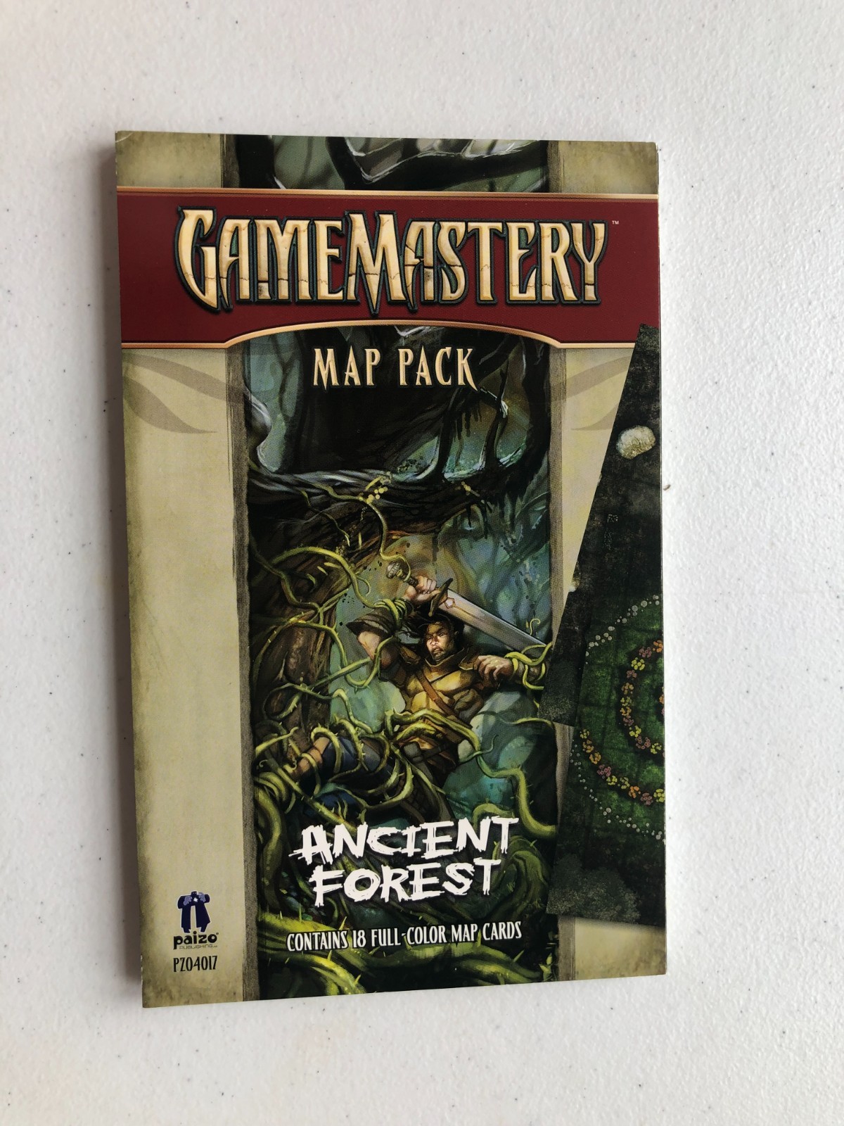 Pathfinder Map Pack, Ancient Forest, Contains 18 full-color cards/tiles
