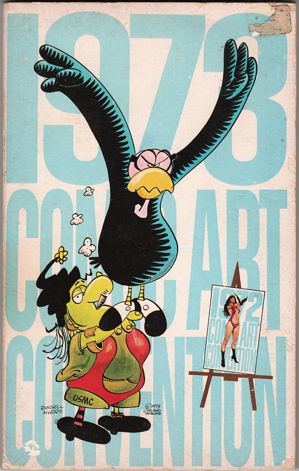 New York City Comic Art Convention Program Book 1973 VERY GOOD