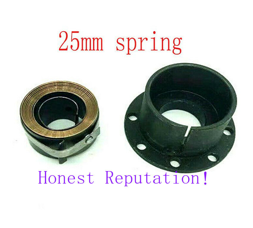 Milling Machine Spindle Quill Return 25mm Spring+Cover Case Vertical Mill Part