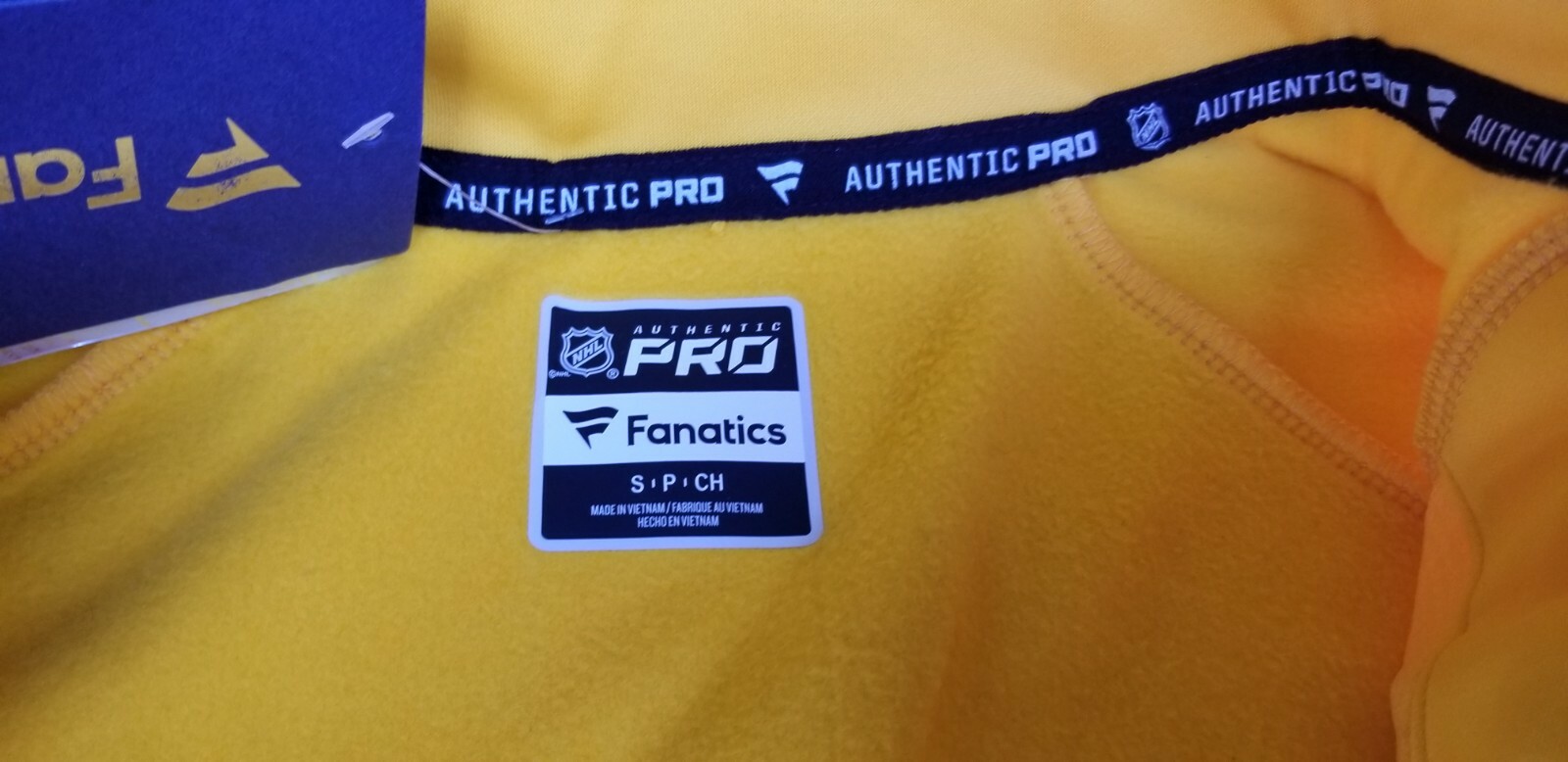 Nashville Predators Fanatics Branded Authentic Pro Full-Zip Jacket - mens Small