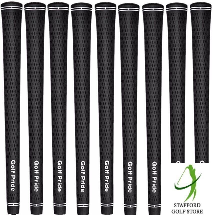 NEW Golf Pride Tour Velvet Midsize Golf Grips Set of 9 Black/White .600 Round