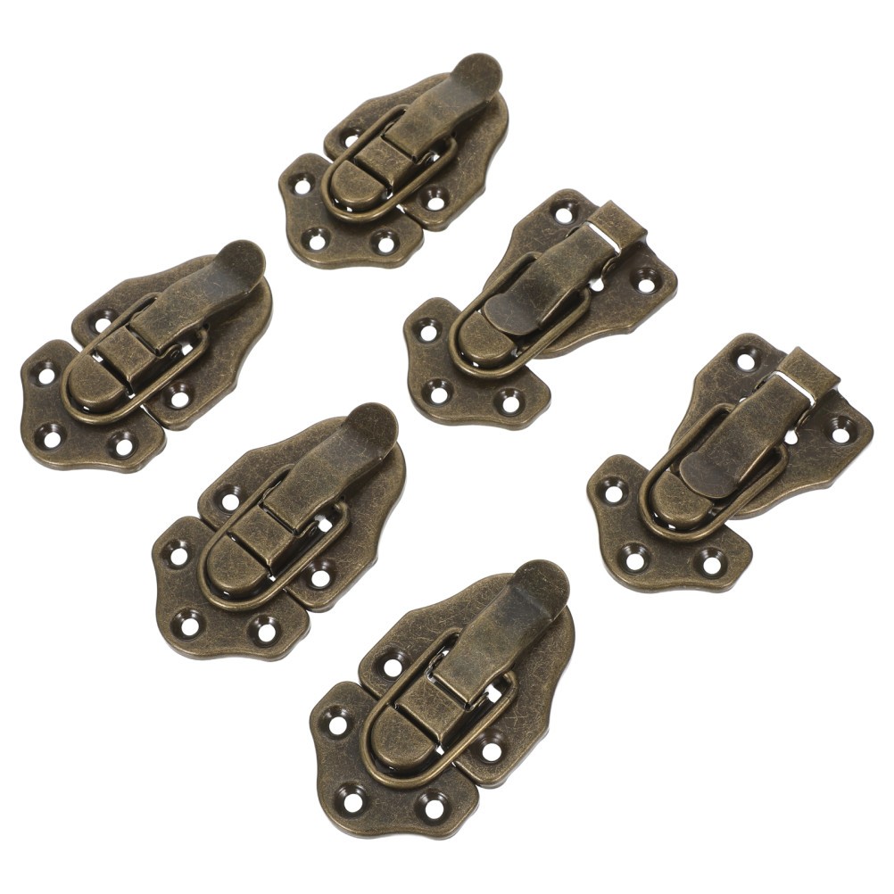 6Pcs Durable Metal Box Latches for Toolbox Wood Box with Enhanced Security