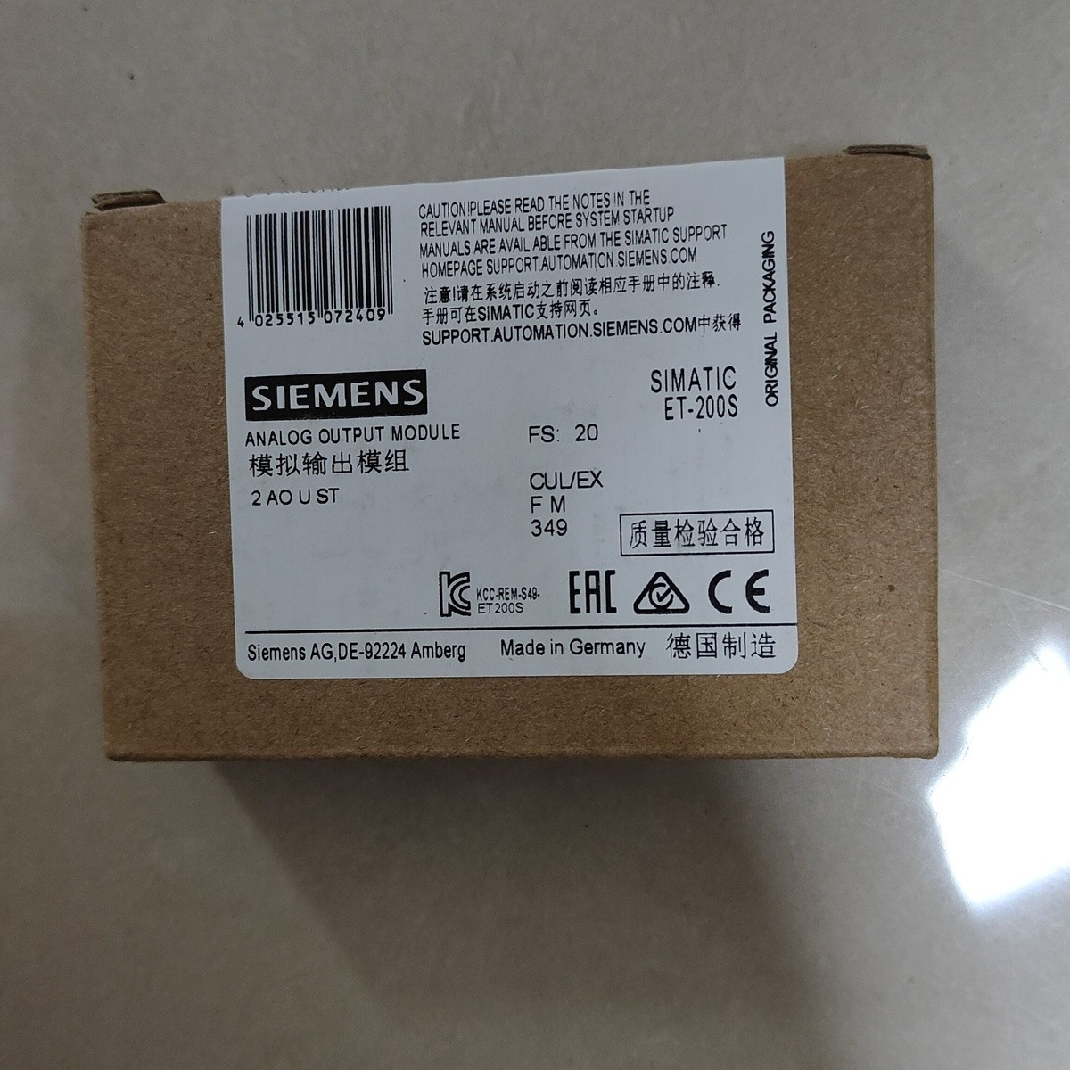 Factory Sealed Siemens 6ES7135-4FB01-0AB0 Real US stock Best Price