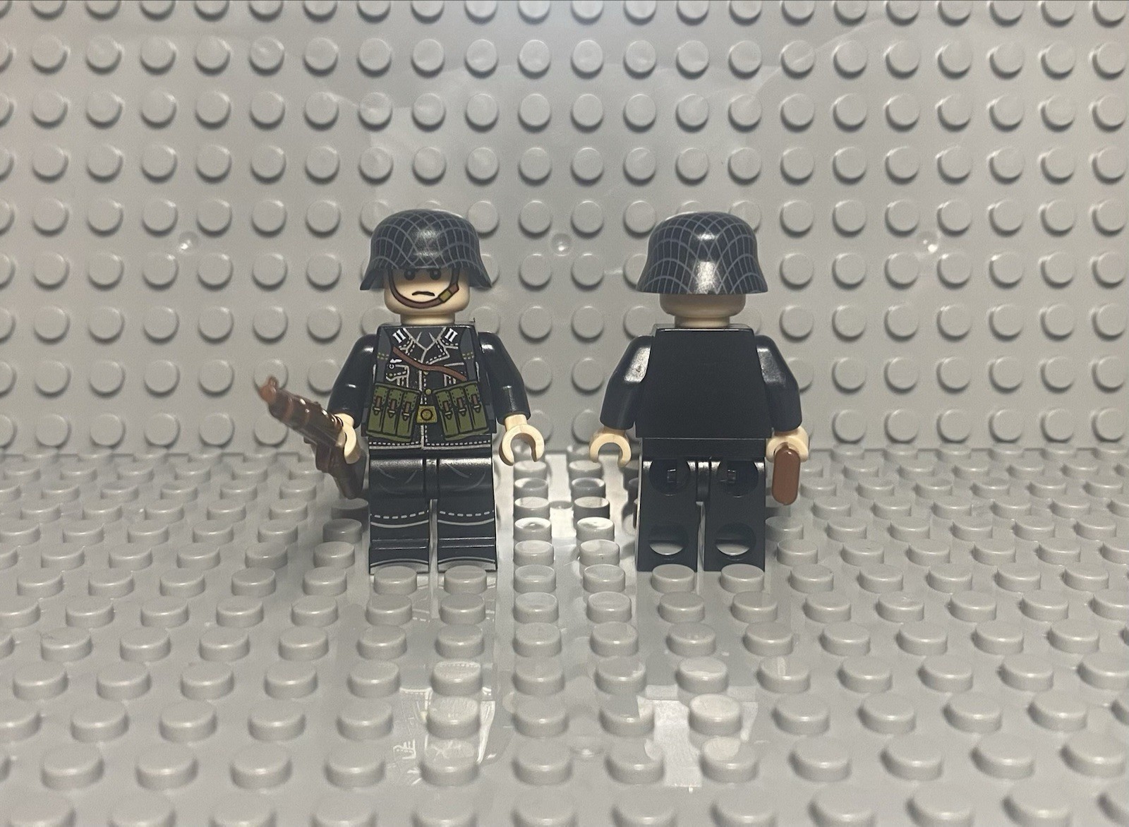 CUSTOM World War 2 WW2 Axis Army Soldier Buildable Historic Black