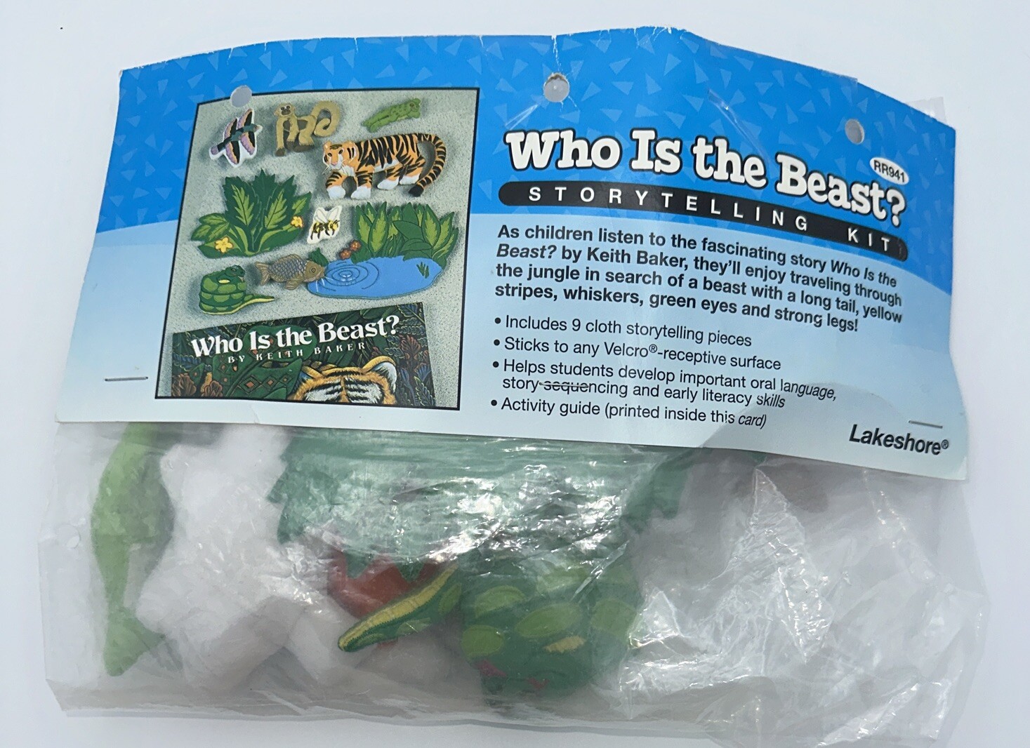 Lakeshore Storytelling Kit Who Is The Beast Keith Baker Complete 9 Pc