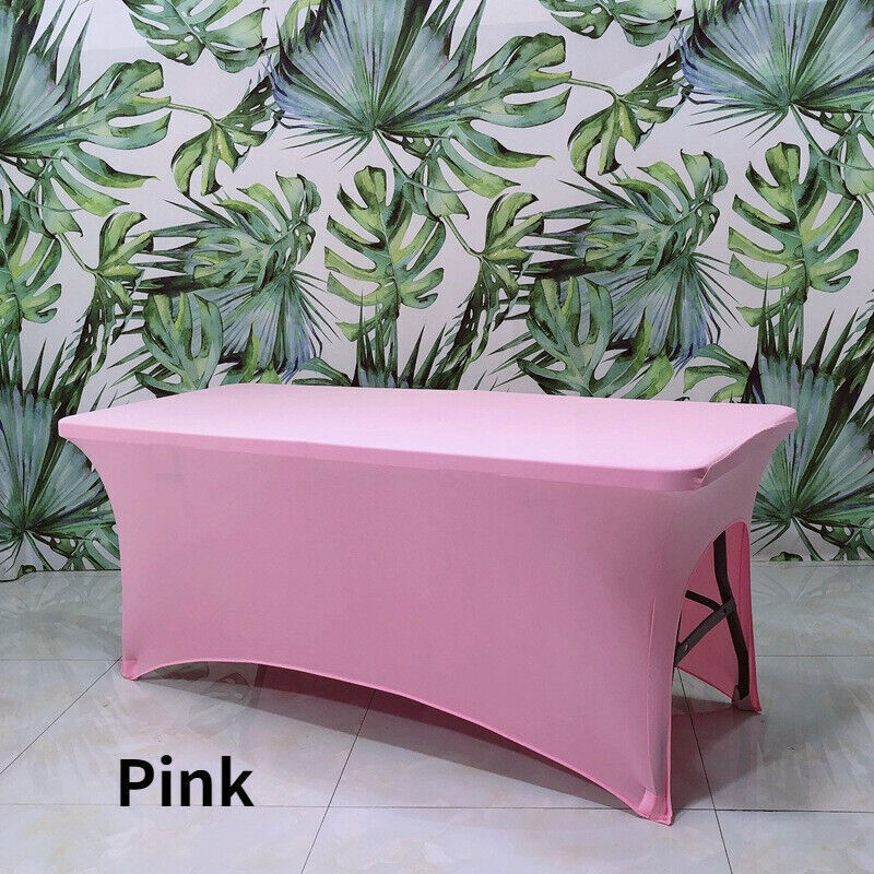Elastic Bed Cover Sheet Table Sheet Tablecloth for Lash SPA Makeup Salon Orange