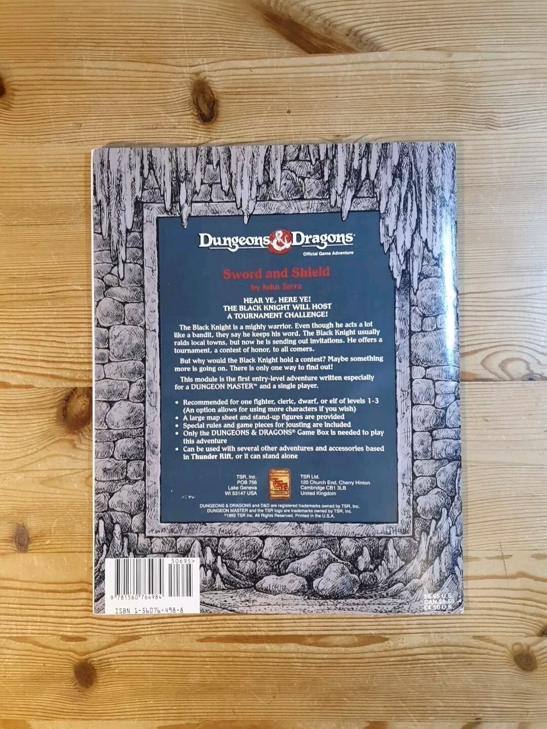 Dungeons & Dragons Sword and Shield TSR 1992