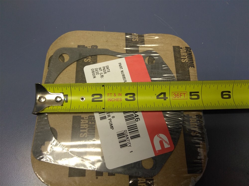 Cummins 0132-0346 Water Pump Gasket Genuine OEM