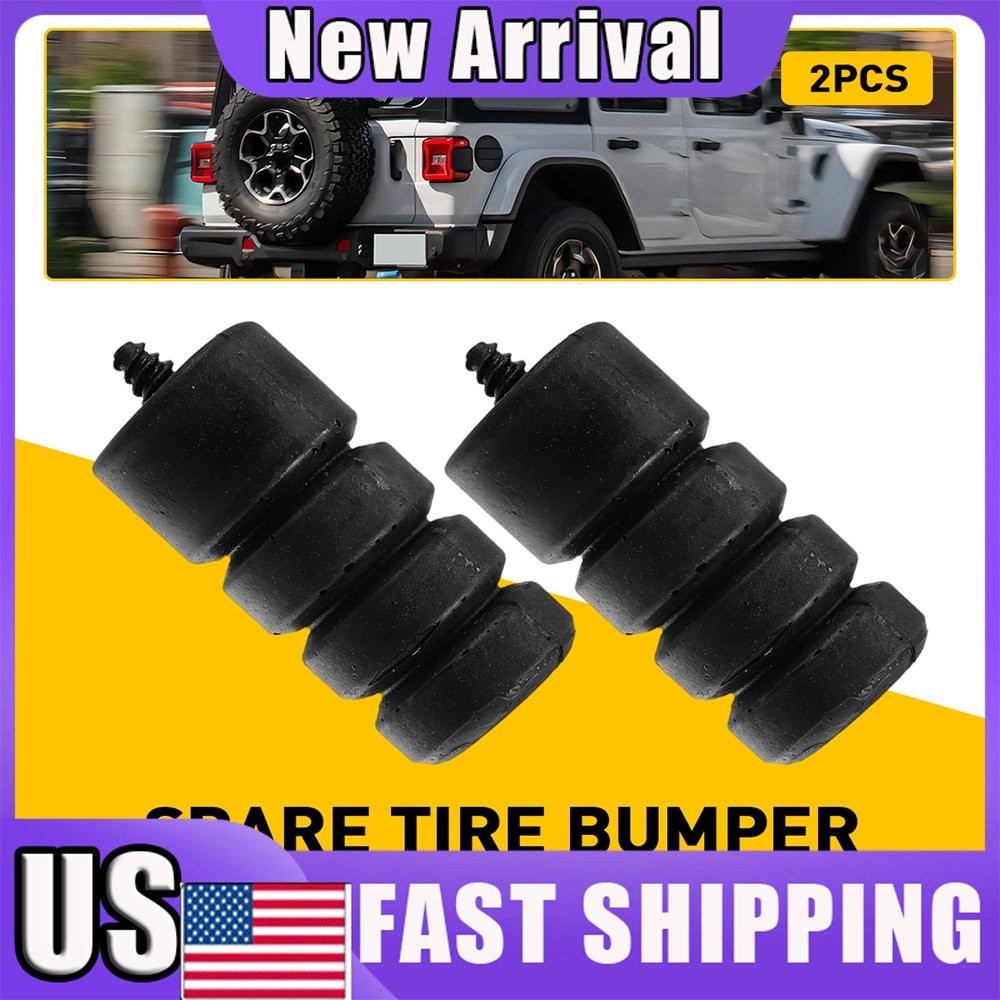 For 2018-2025 Jeep Wrangler JL JLU Unlimited Rear Bumper w/ Spare Tire Carrier