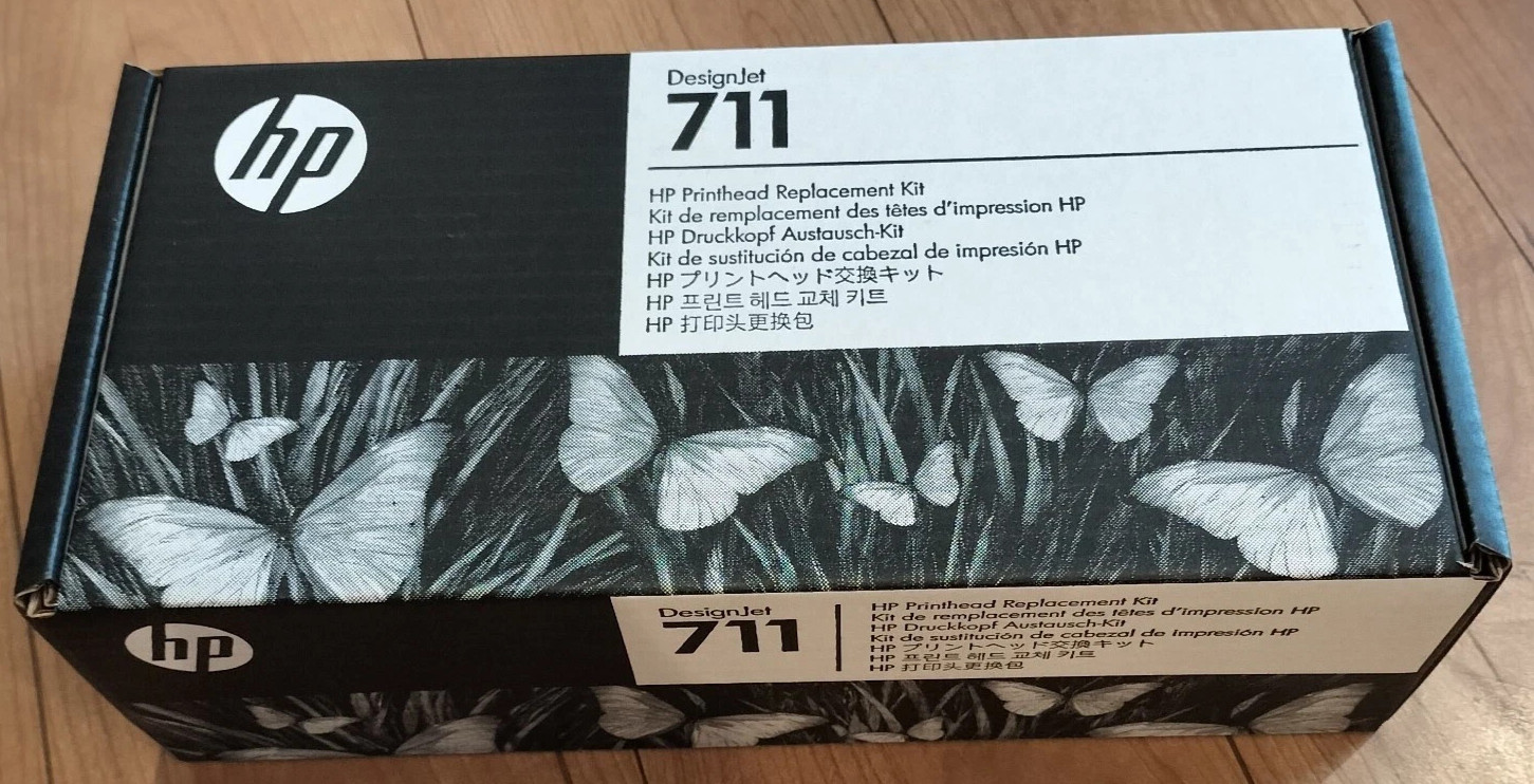 HP 711 Printhead Replacement Kit For HP DesignJet Plotter Printers T120 (C1Q10A)