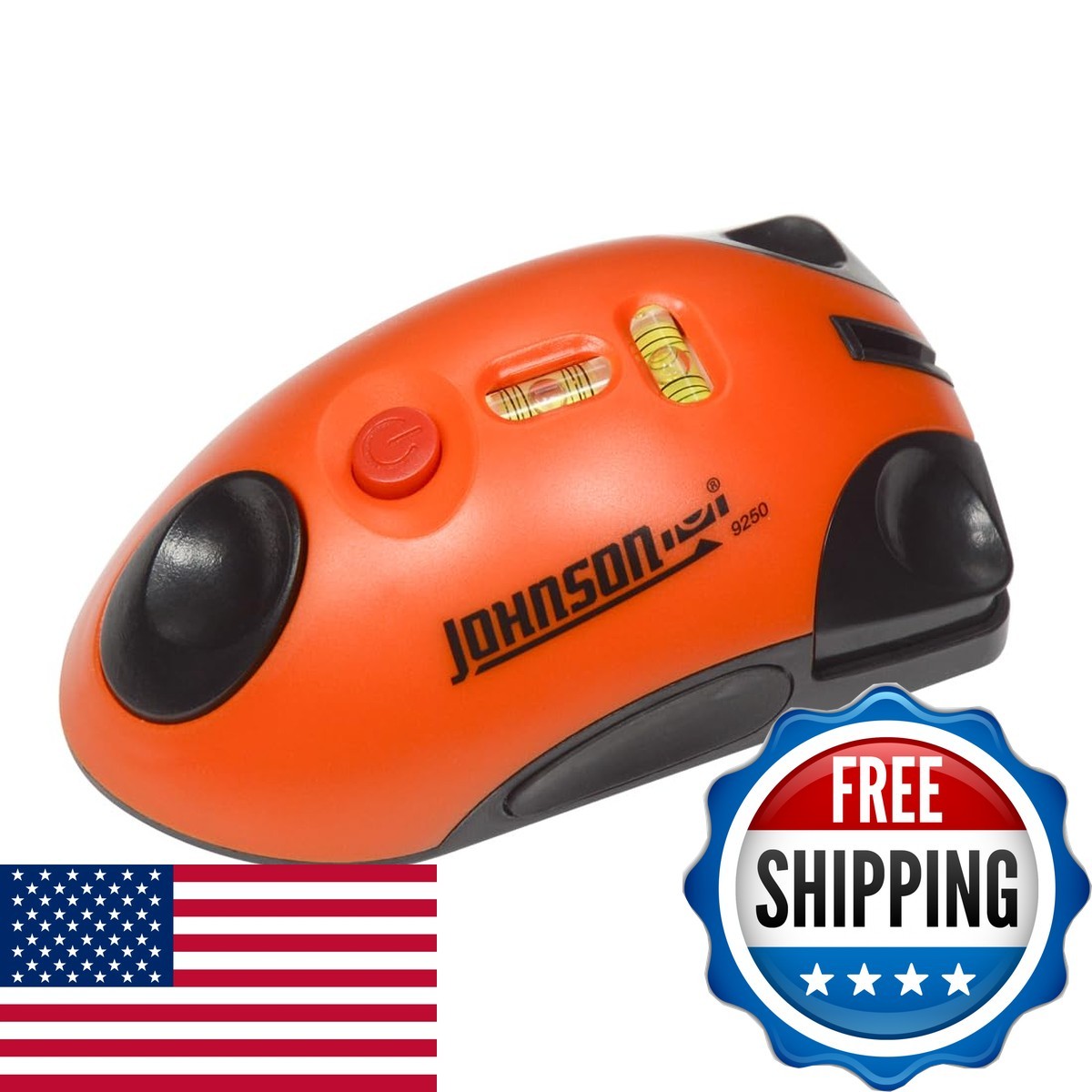 Johnson Level & Tool 9250 Laser Mouse 30' Interior Range Orange