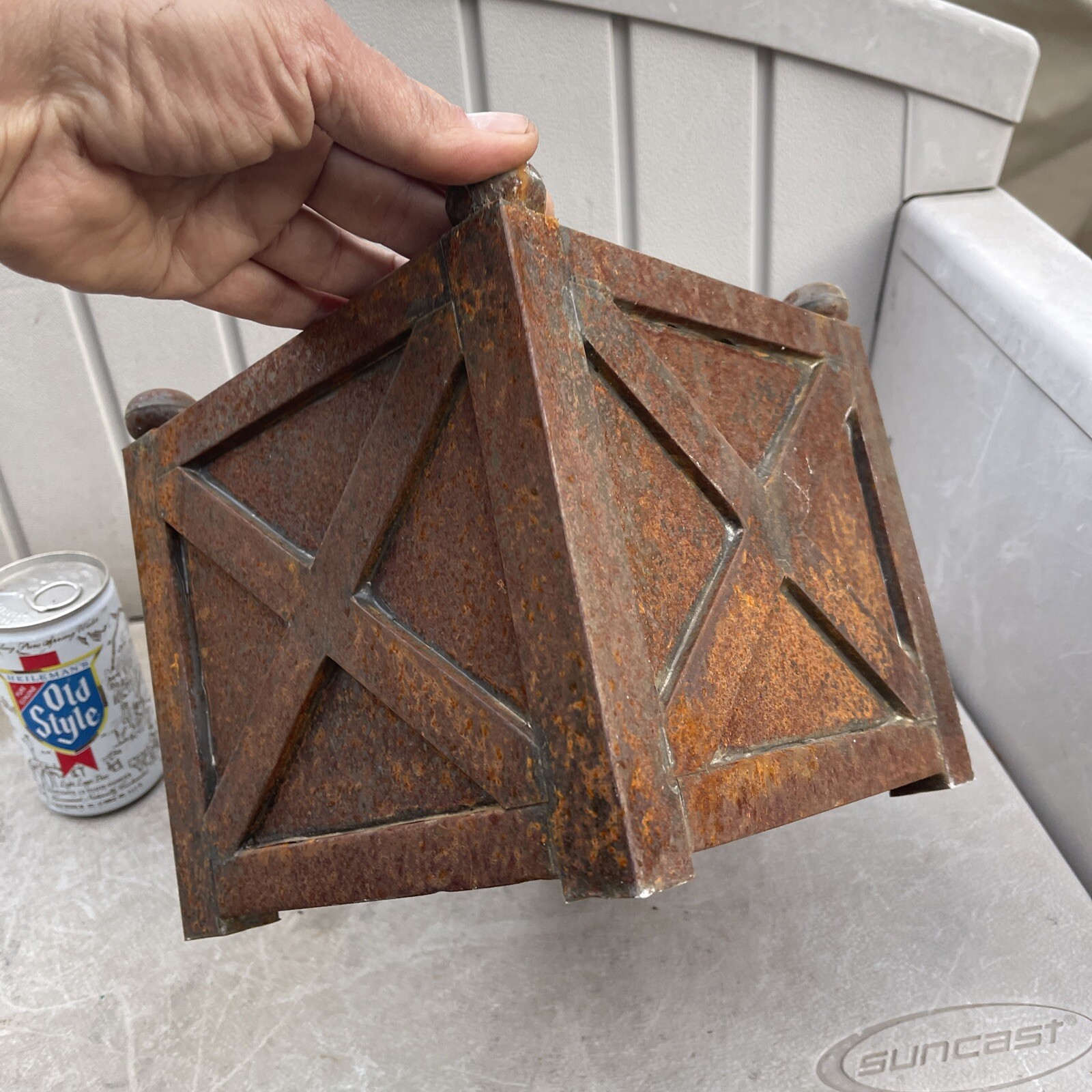 Rustic jayson home & garden metal planter