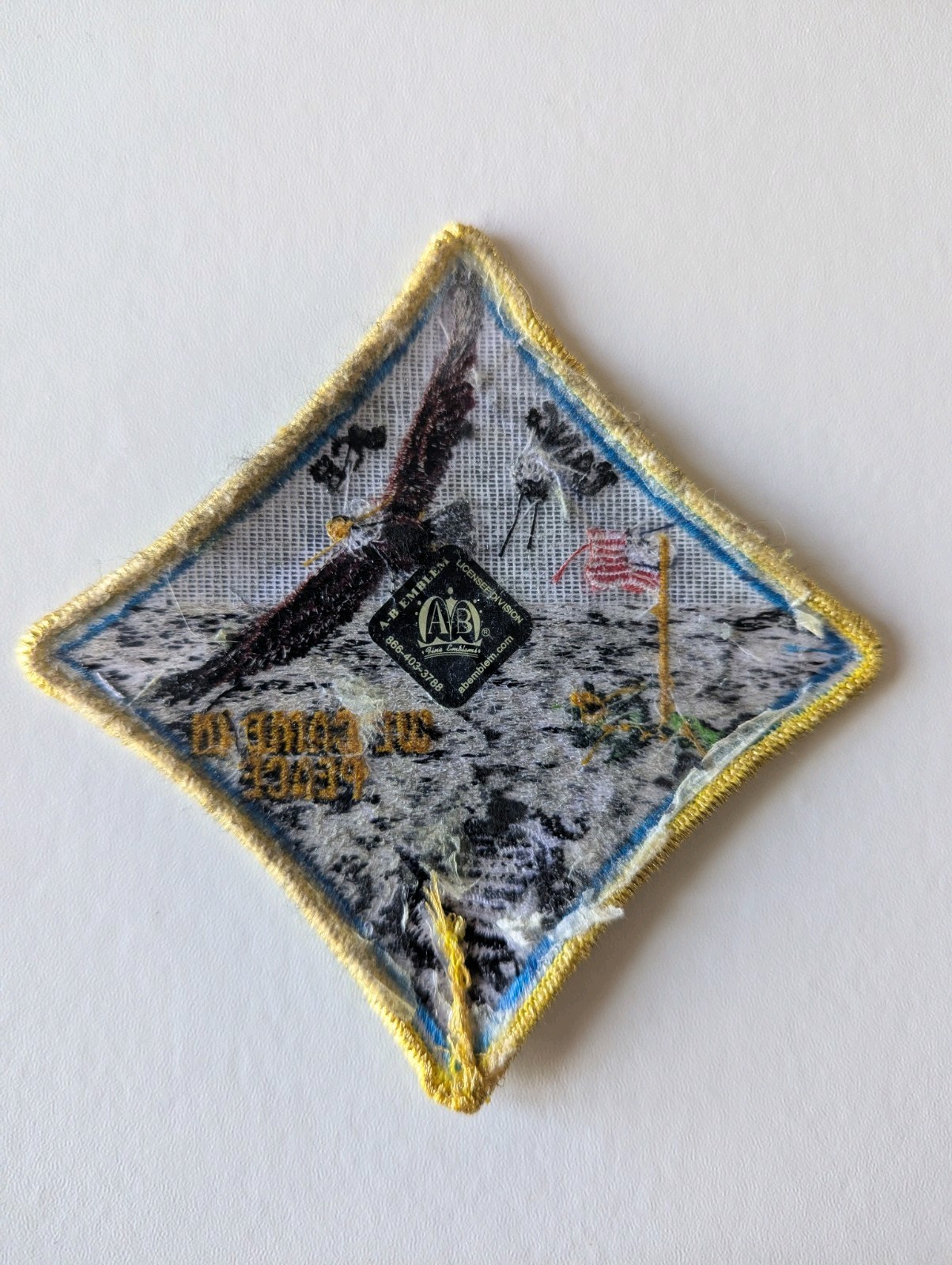 NASA Apollo 11 "Spirit" Commemorative 5" Patch AB Emblems