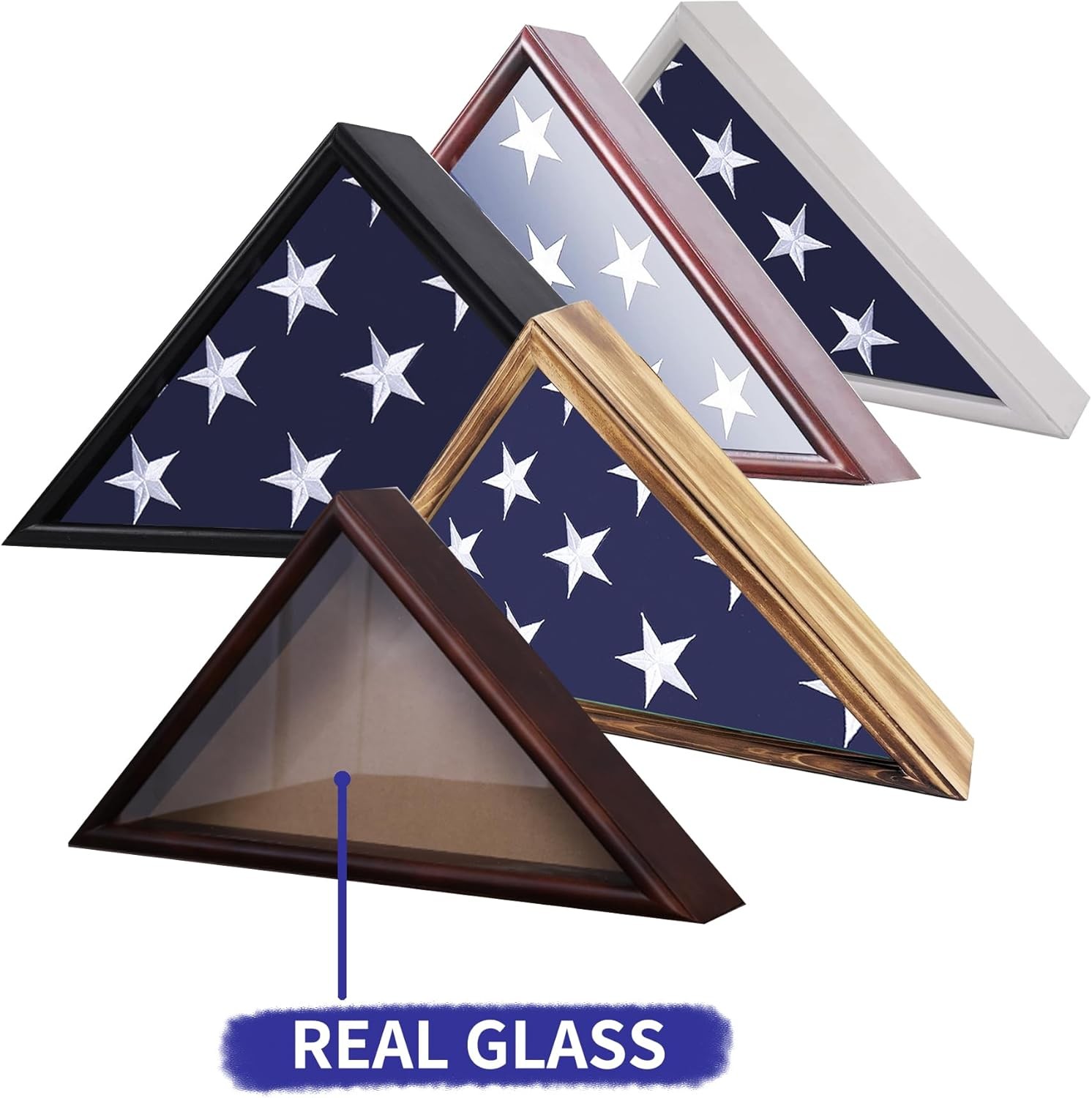 Large Flag Display 5“x9"-Vintage Carbonized, Vintage Carbonized