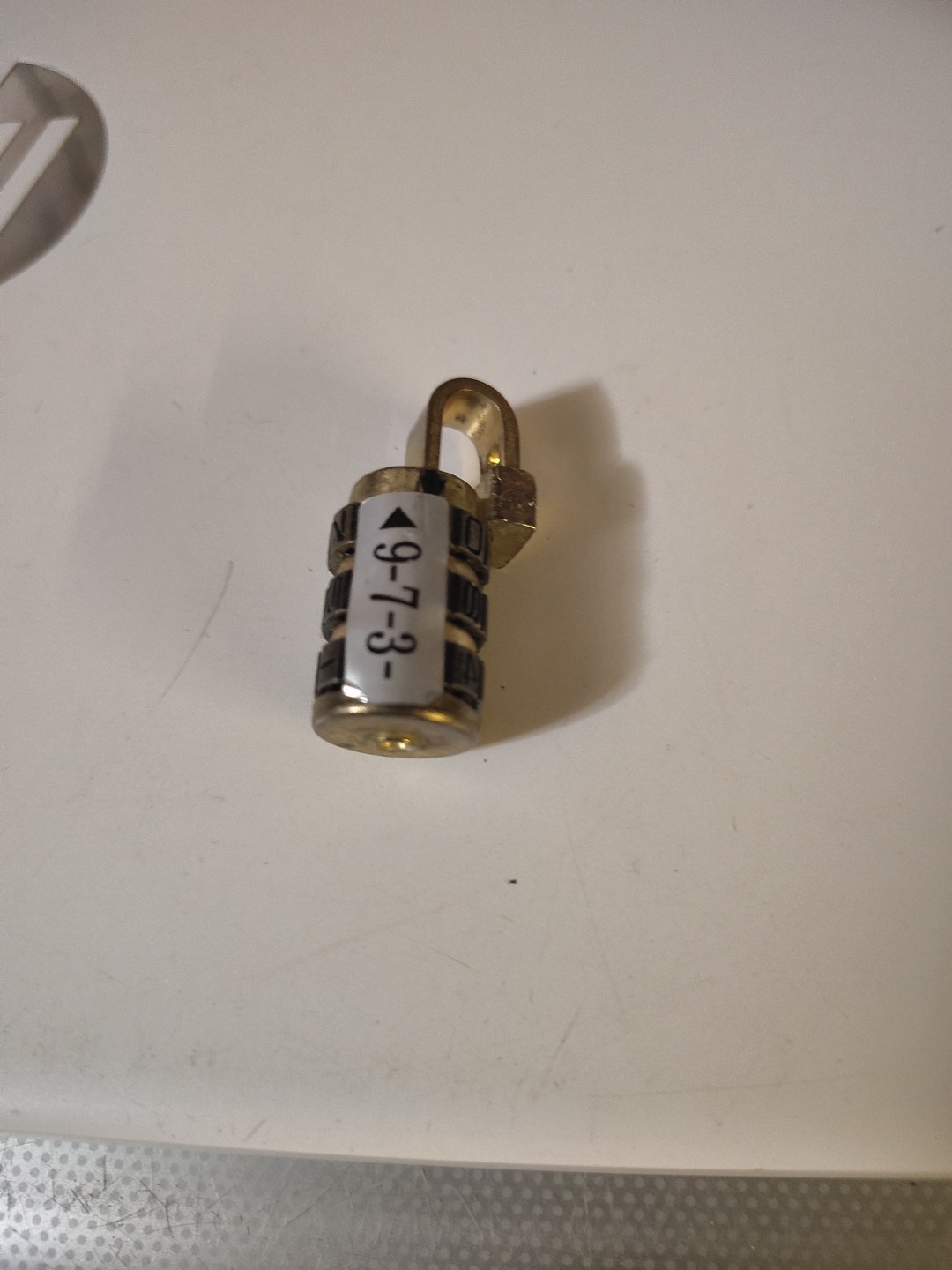 Vintage US Marlin Cable Gun Lock Only With Combination