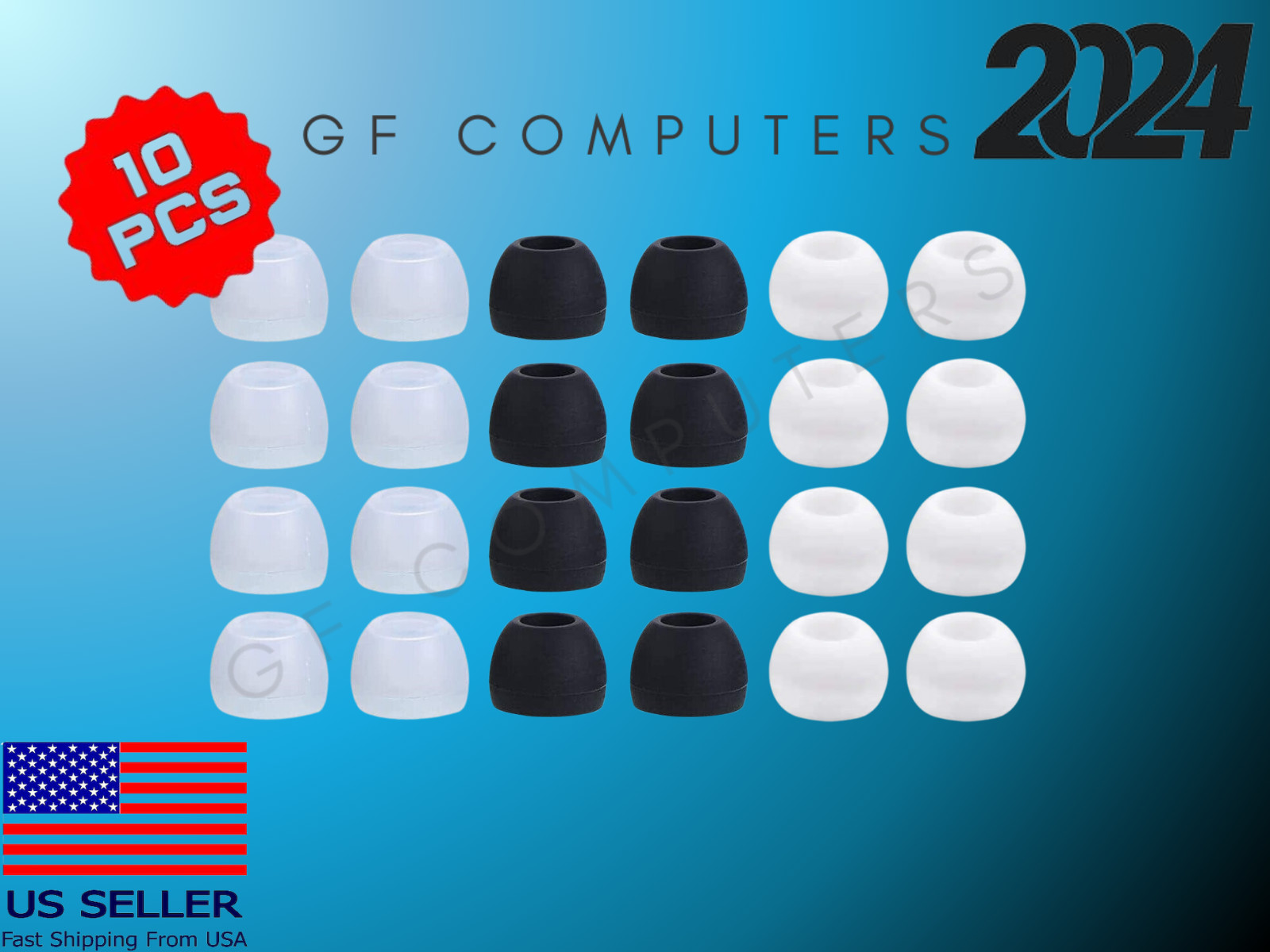 10 MED Earbud Ear Tips for Skullcandy Headphones Merge Striker Method