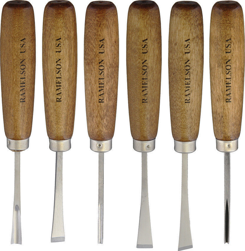 NIB UJ Ramelson Basic Woodcarving Tool Set Knife 116 USA