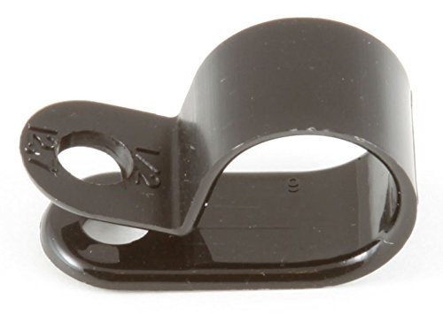 5/16" Black Nylon Cable Clamps - (pack of 50)