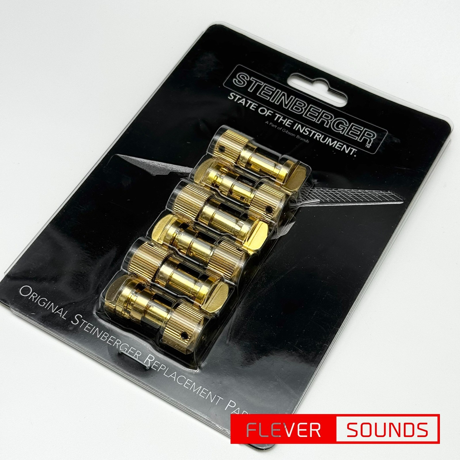 Gibson PMMH-STGH Steinberger Gearless Tuner Set Gold Guitar Replacement Parts