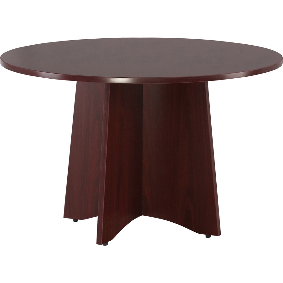 Lorell LLR69401 Table Base 24"W x 42"D x 29"H Mahogany
