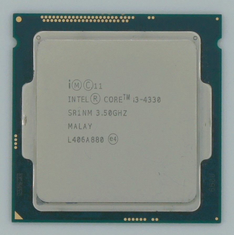 Intel Core i3-4330 SR1NM 3.50 GHz L3 4MB  2 Cores / 4 Threads  54W TDP LGA 1150
